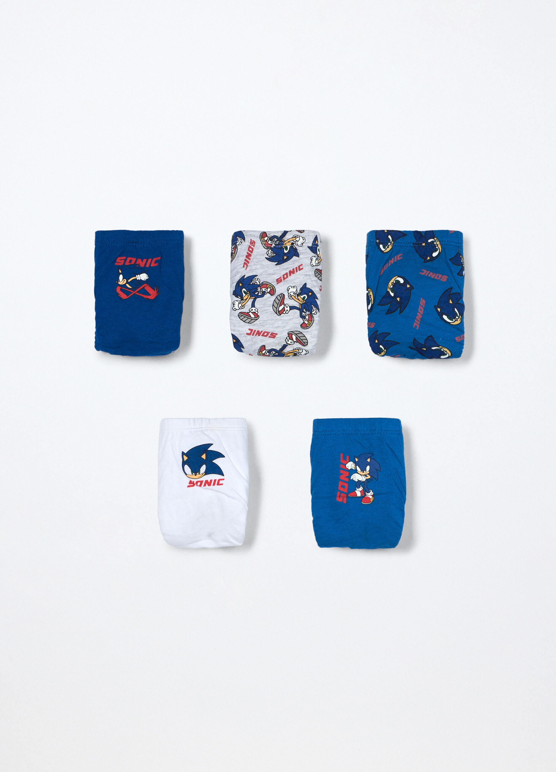 Pack 5 slip in jersey di puro cotone bambino_0