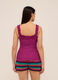 Canotta in tessuto stretch donna_1