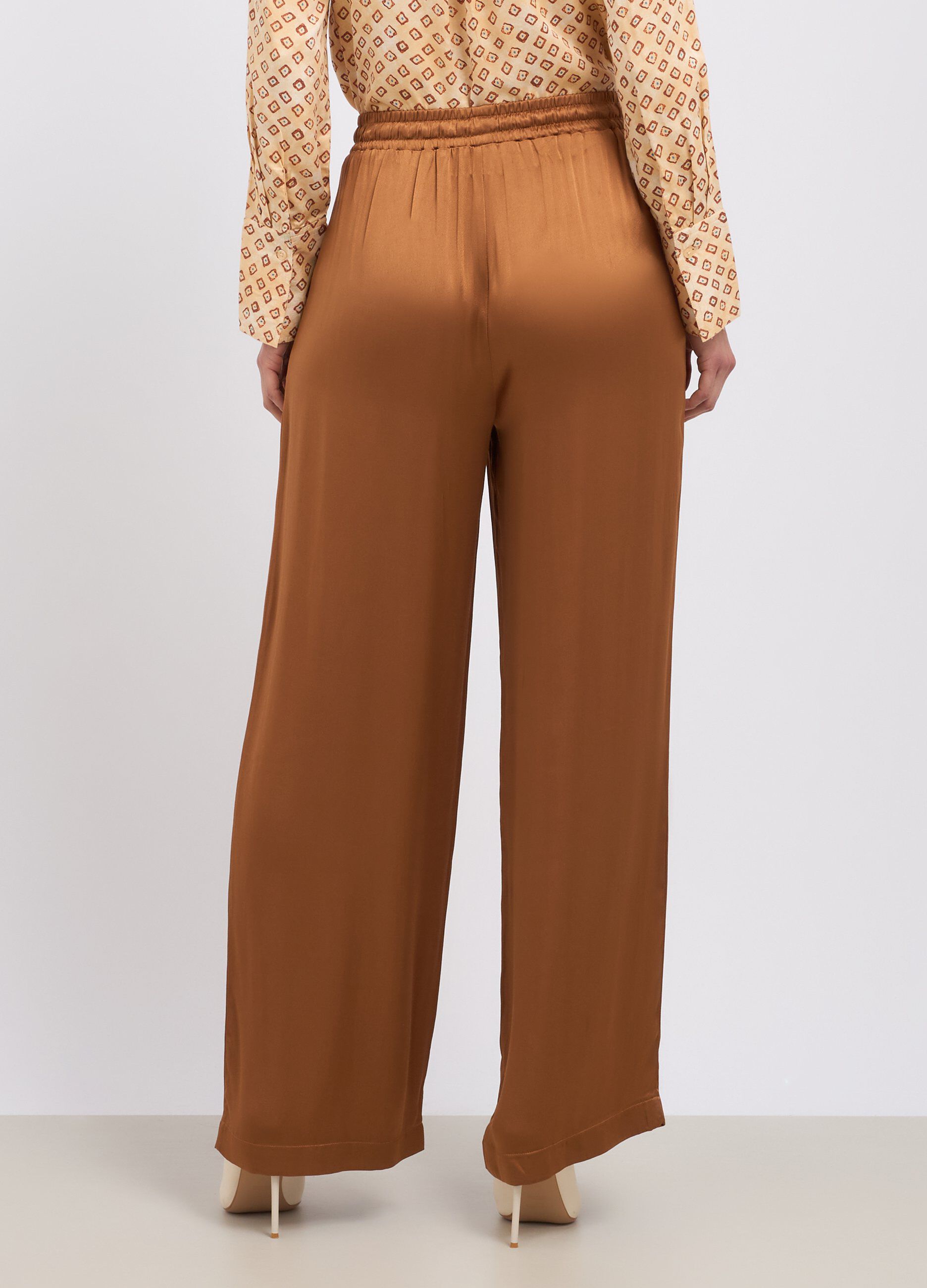 Pantaloni in pura viscosa donna_1
