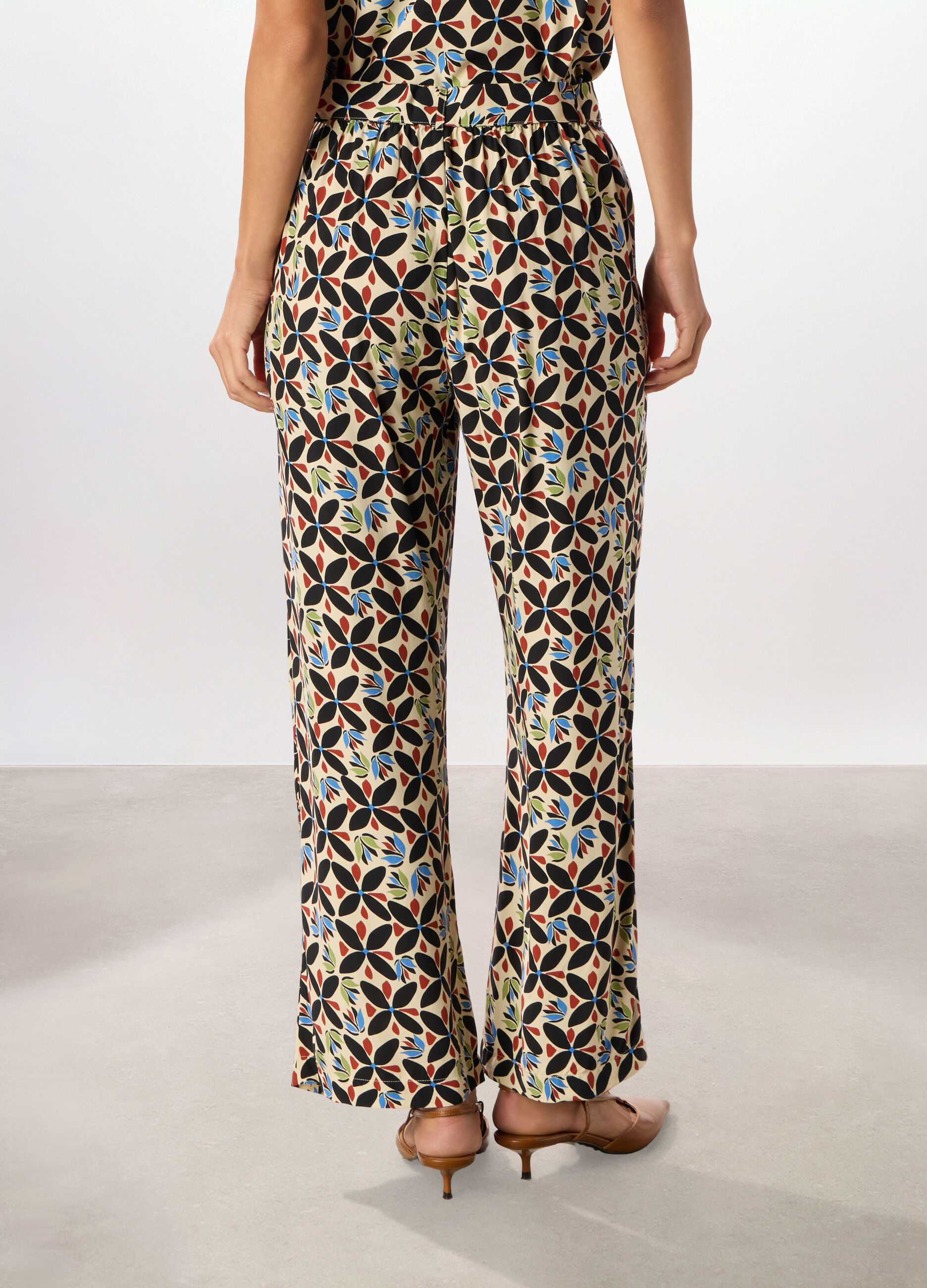 Pantaloni in pura viscosa donna_1