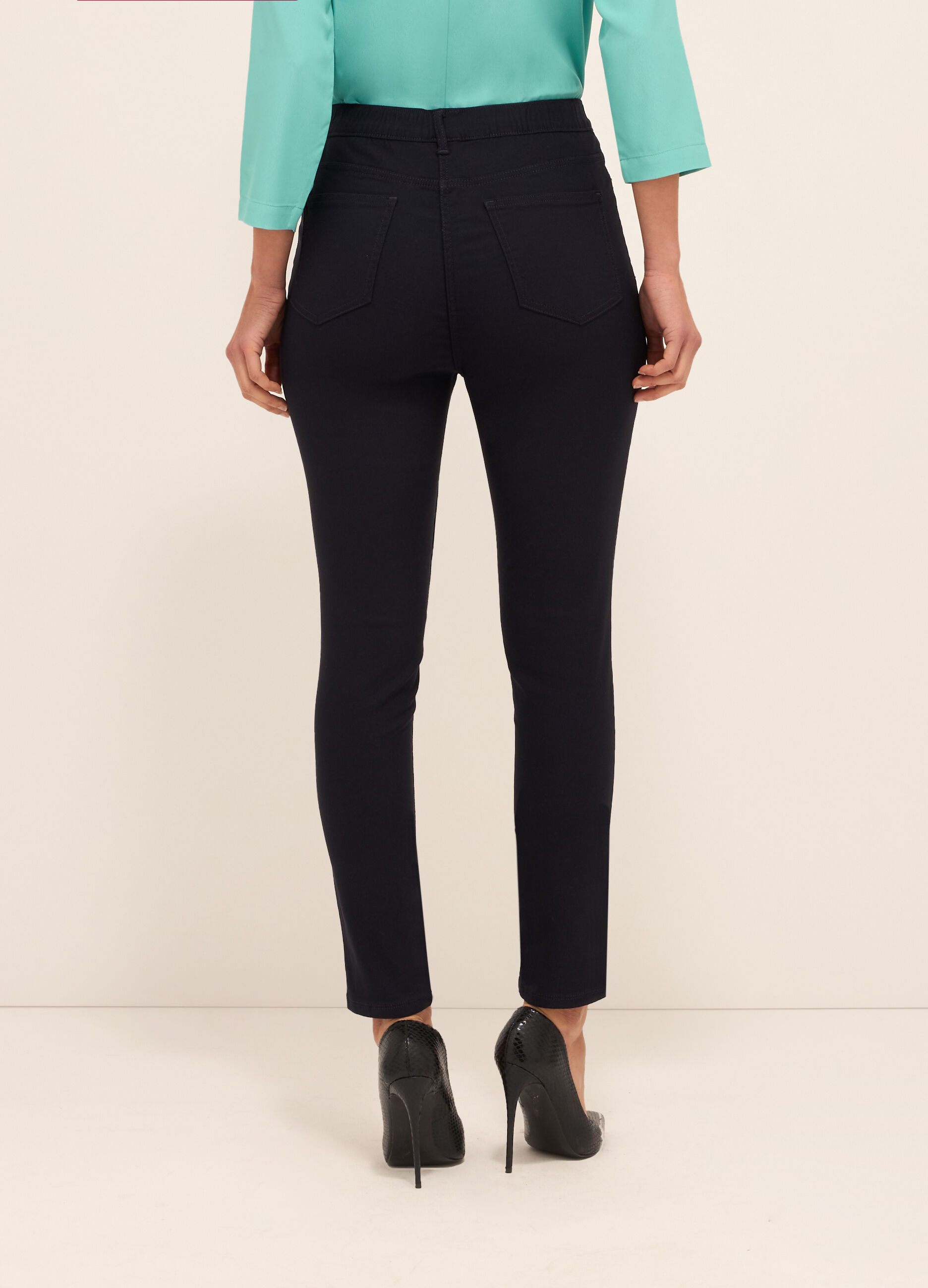 Pantaloni in misto viscosa donna_1