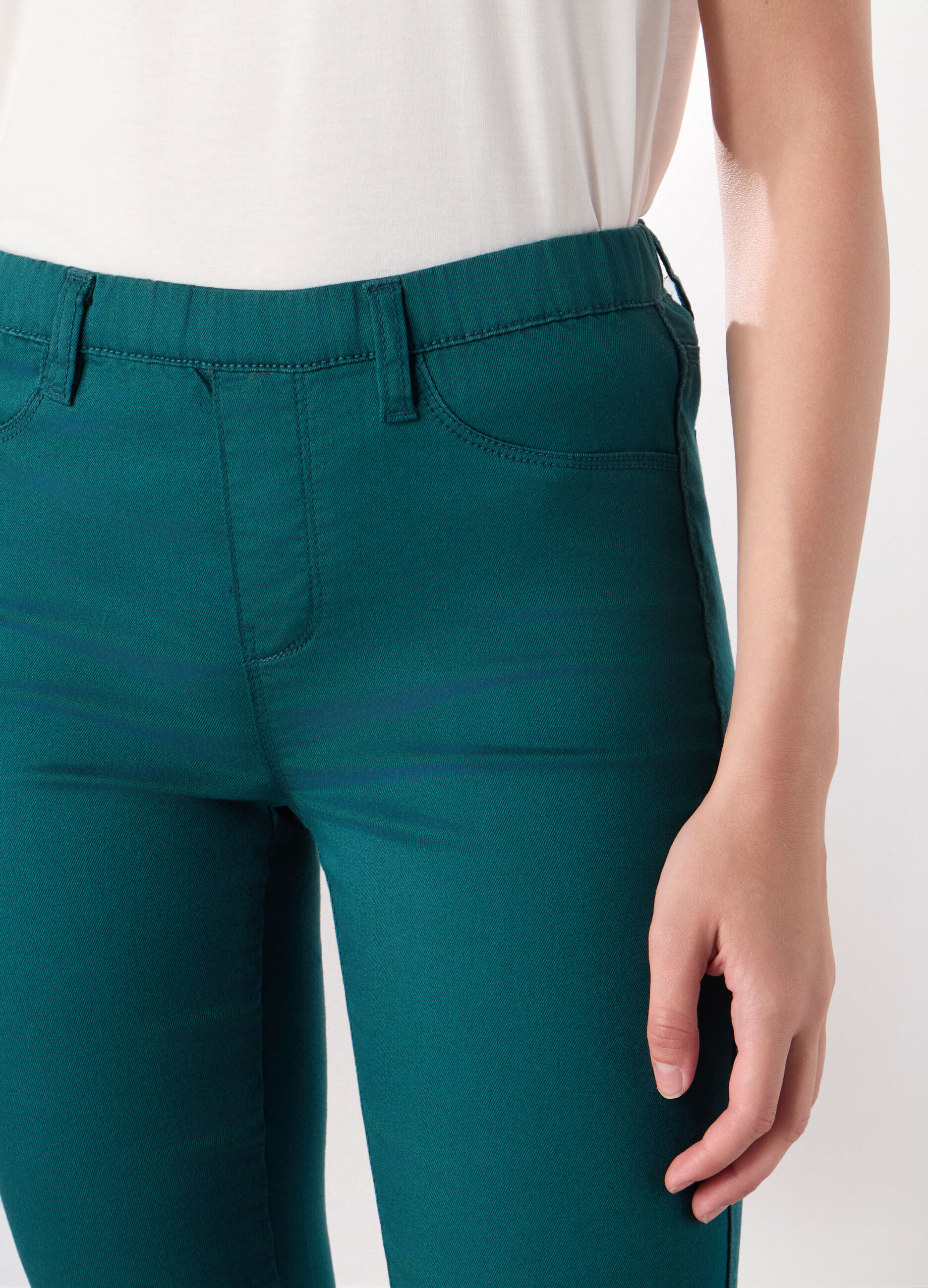 Treggings in cotone stretch donna_2