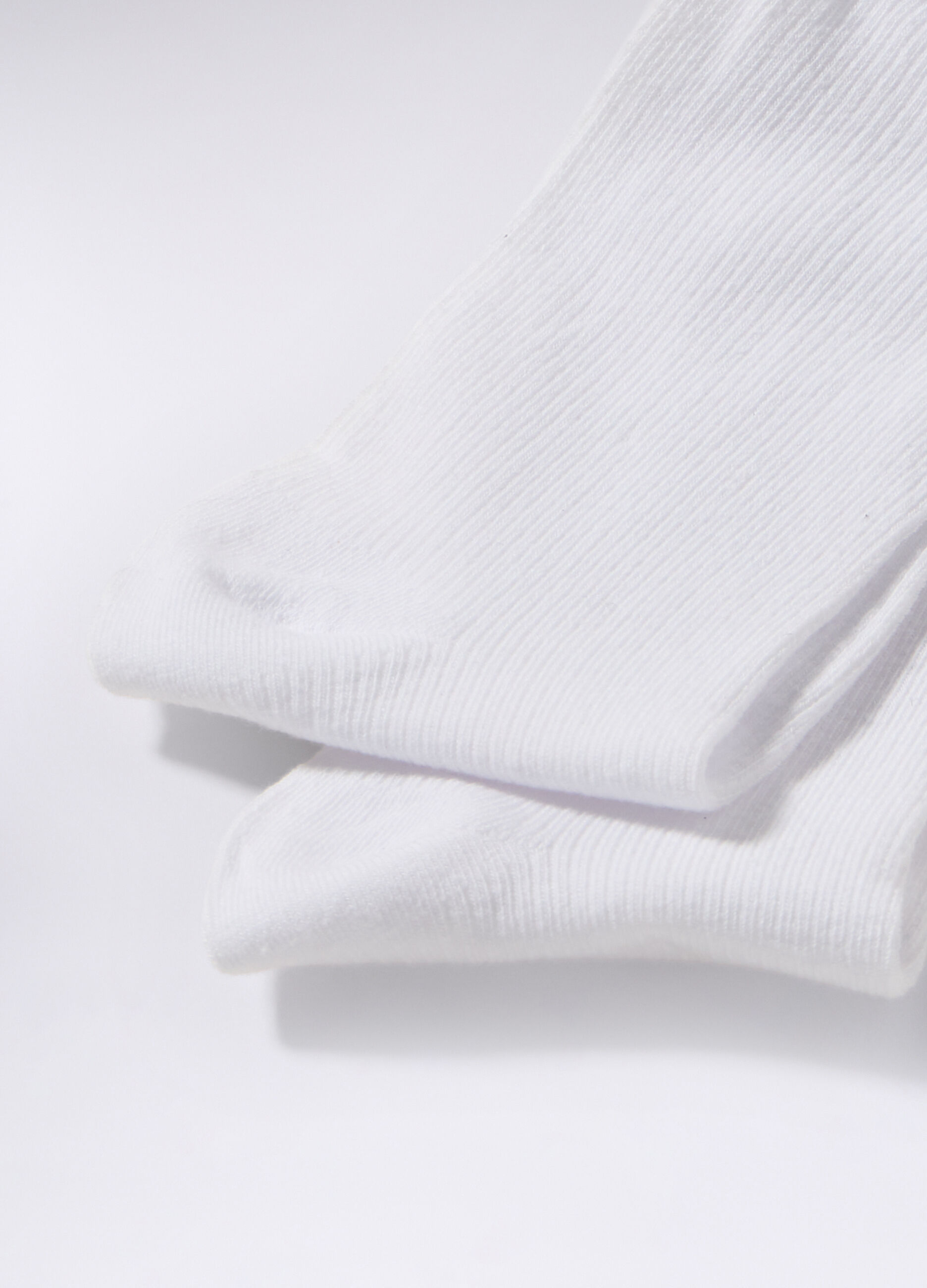 Pack 2 calze midi in costina donna_1