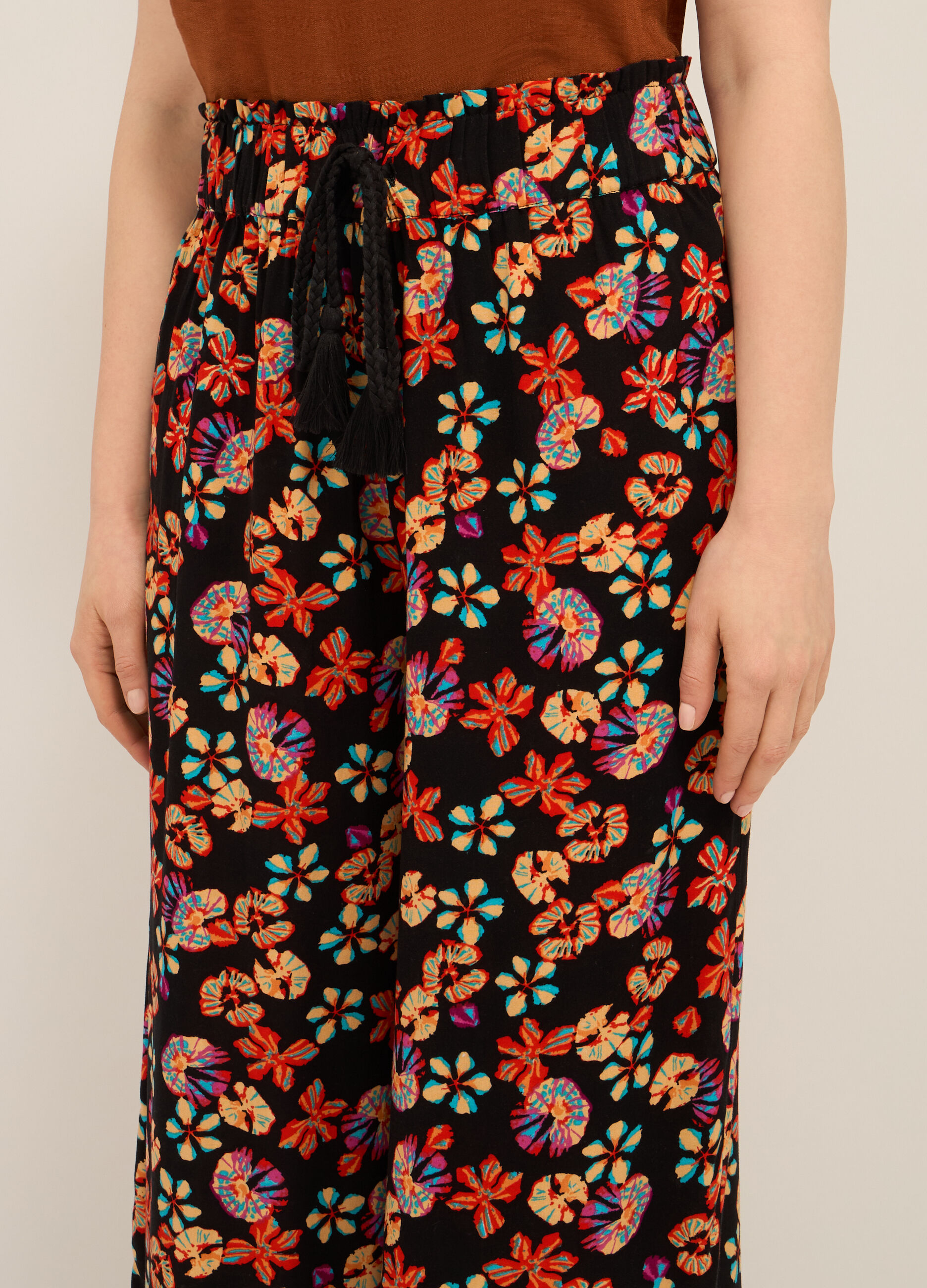 Pantaloni in pura viscosa donna_2
