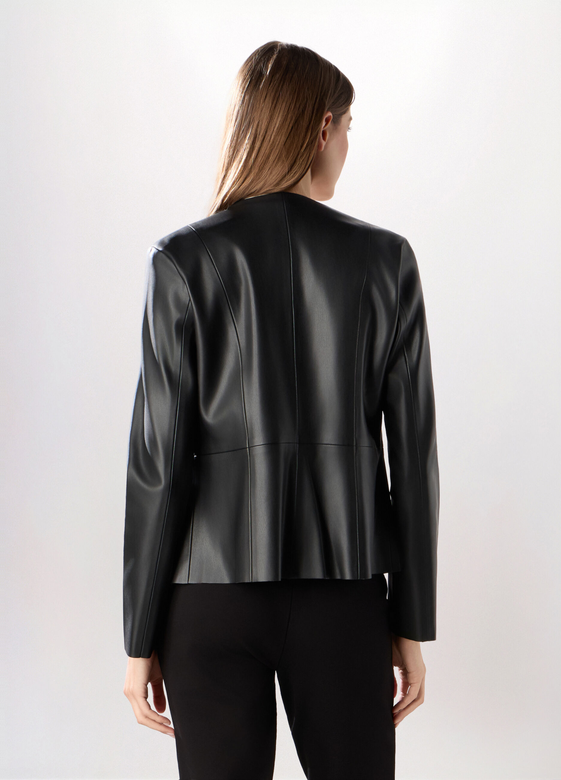 Giubbino in ecopelle donna_1