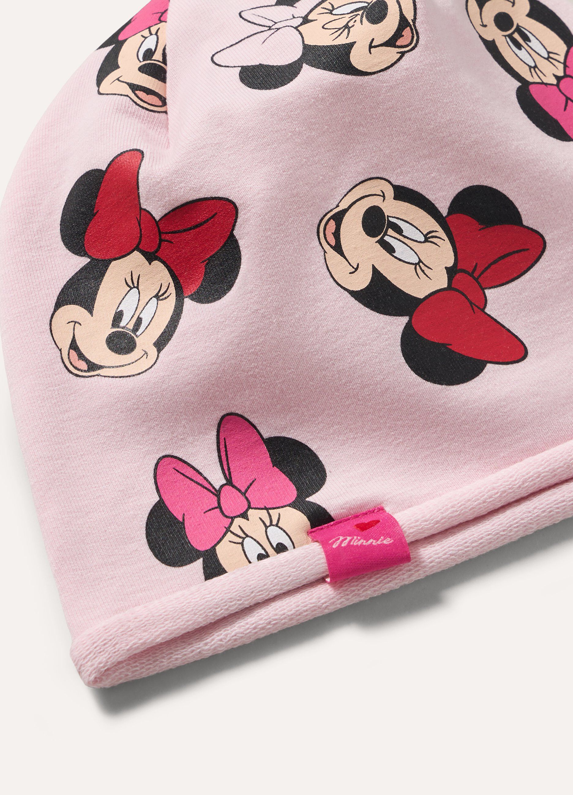 Berretto con stampa Minnie neonata_1