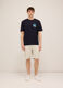 Bermuda cargo in twill di cotone uomo_0