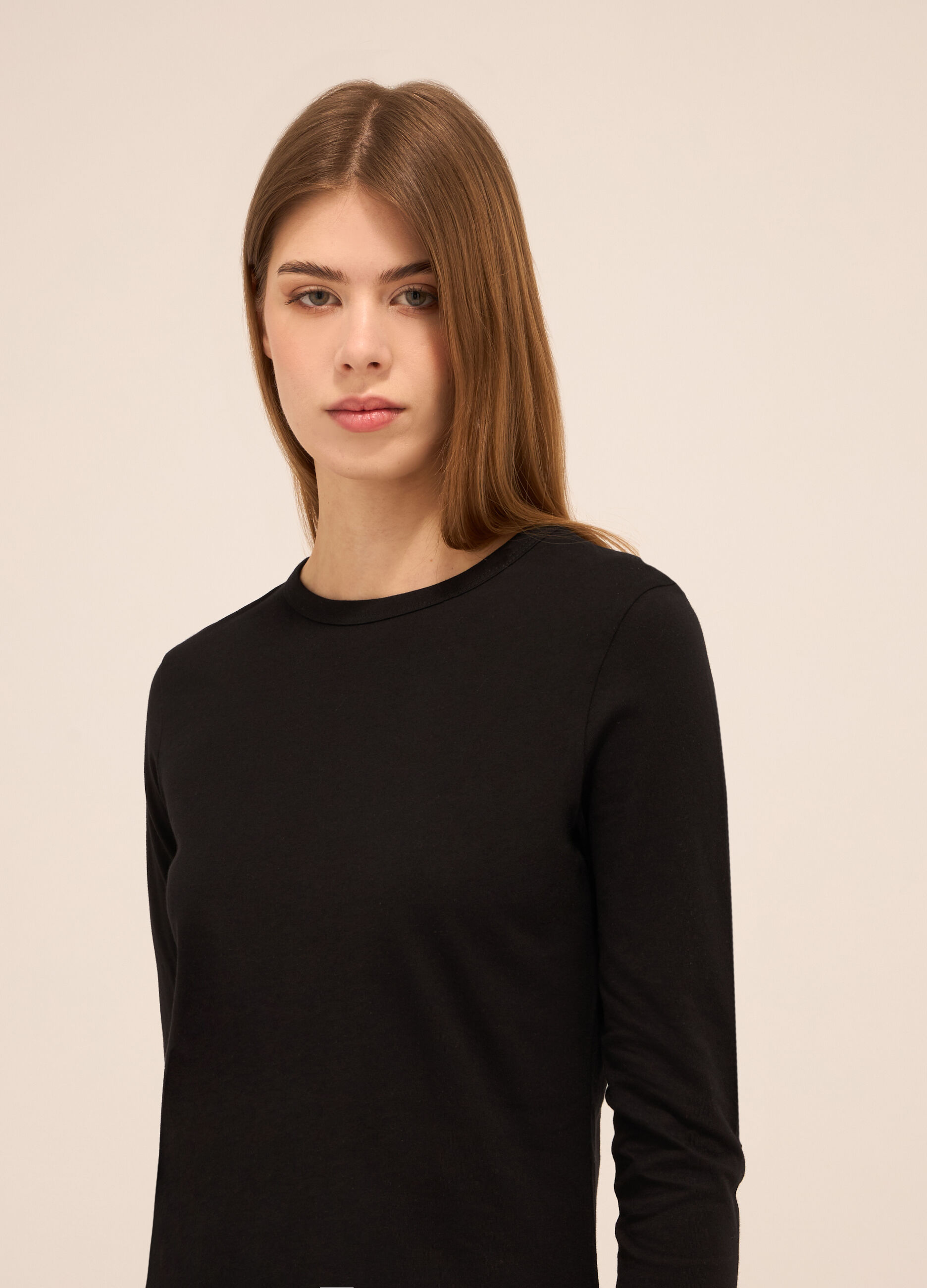 T-shirt in puro cotone donna_2