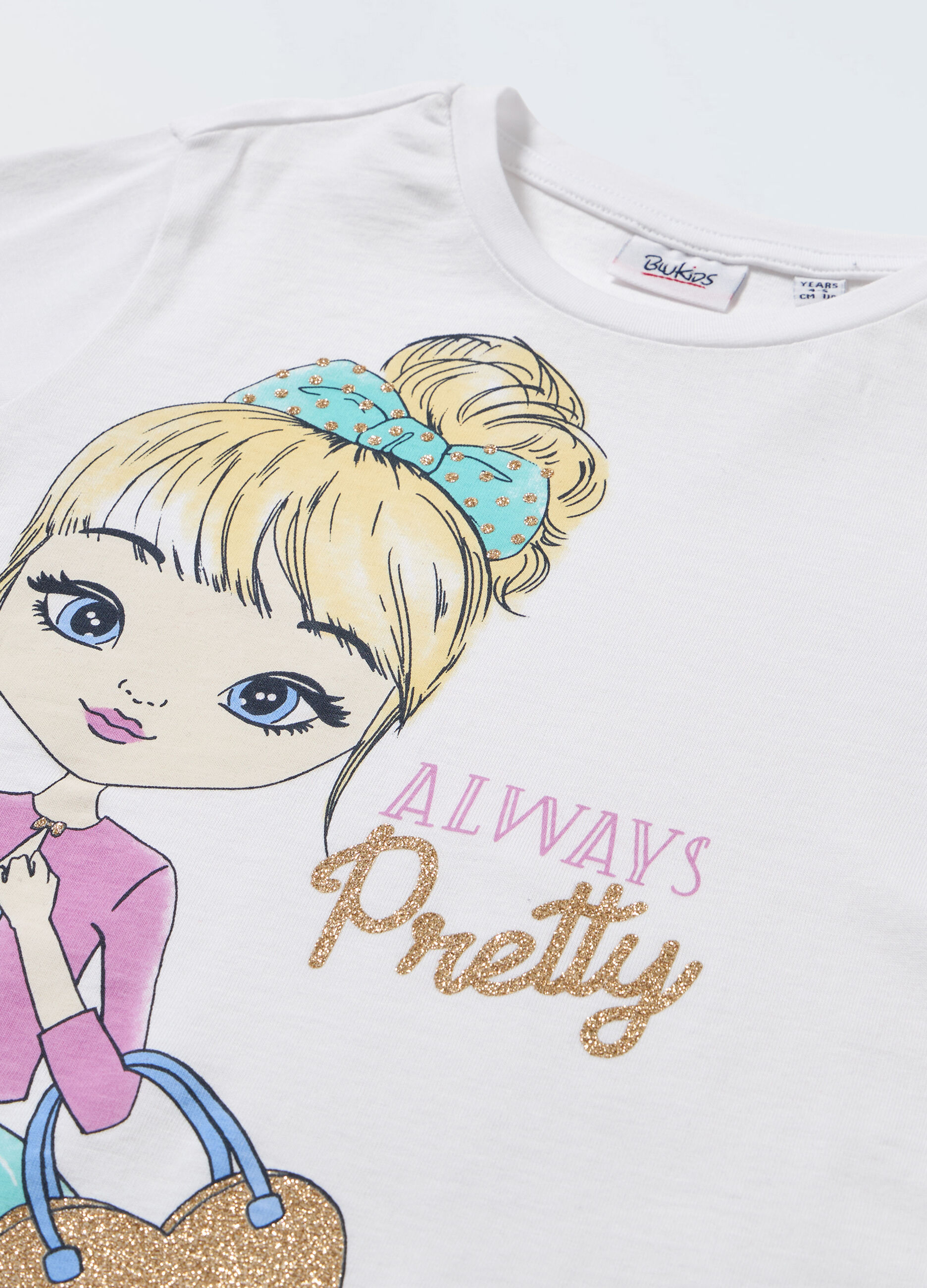 T-shirt in puro cotone bambina_1