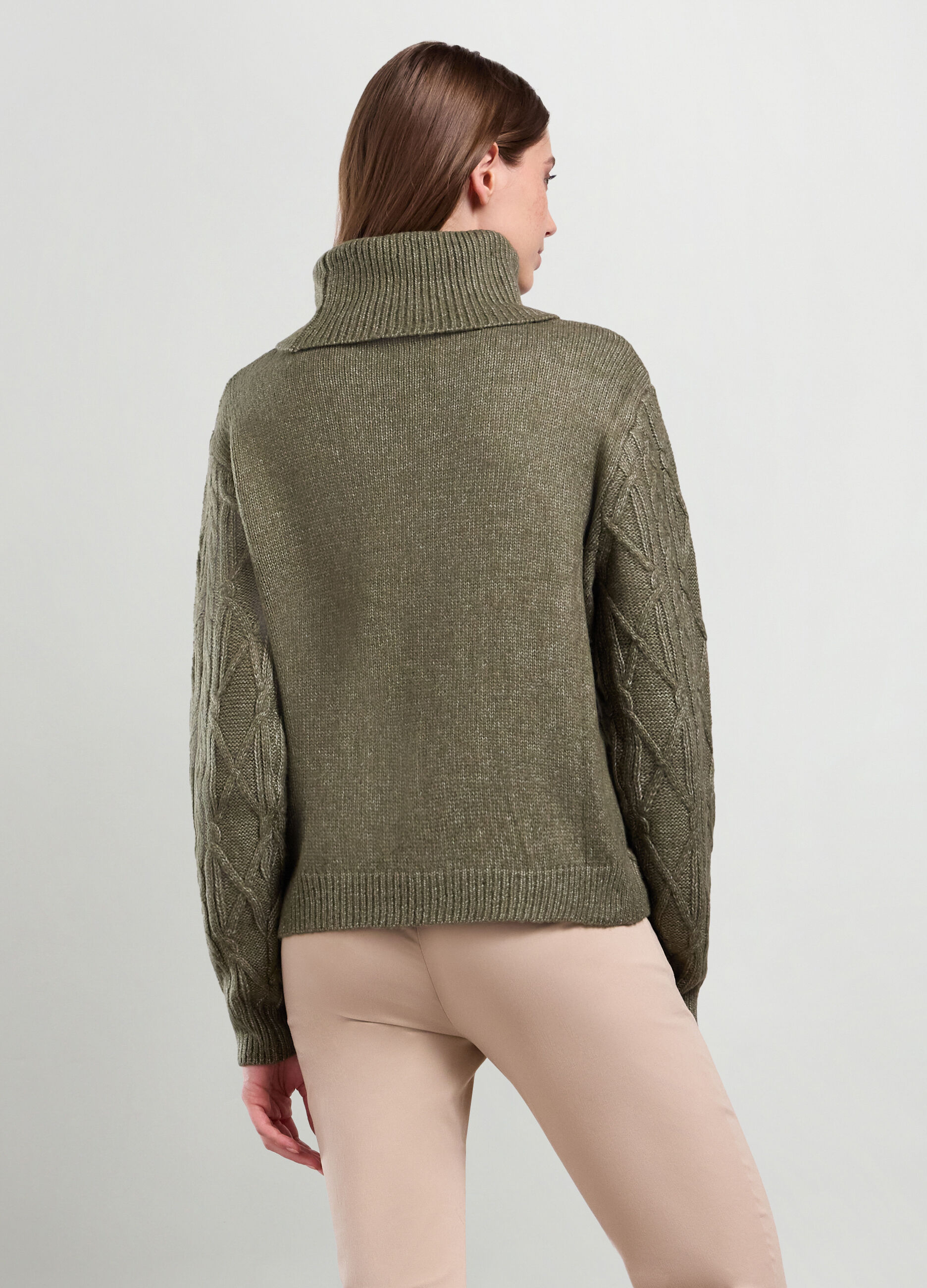 Pullover a collo alto donna_1