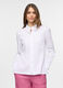 Camicia fit regular con colletto alla francese misto lino donna_0
