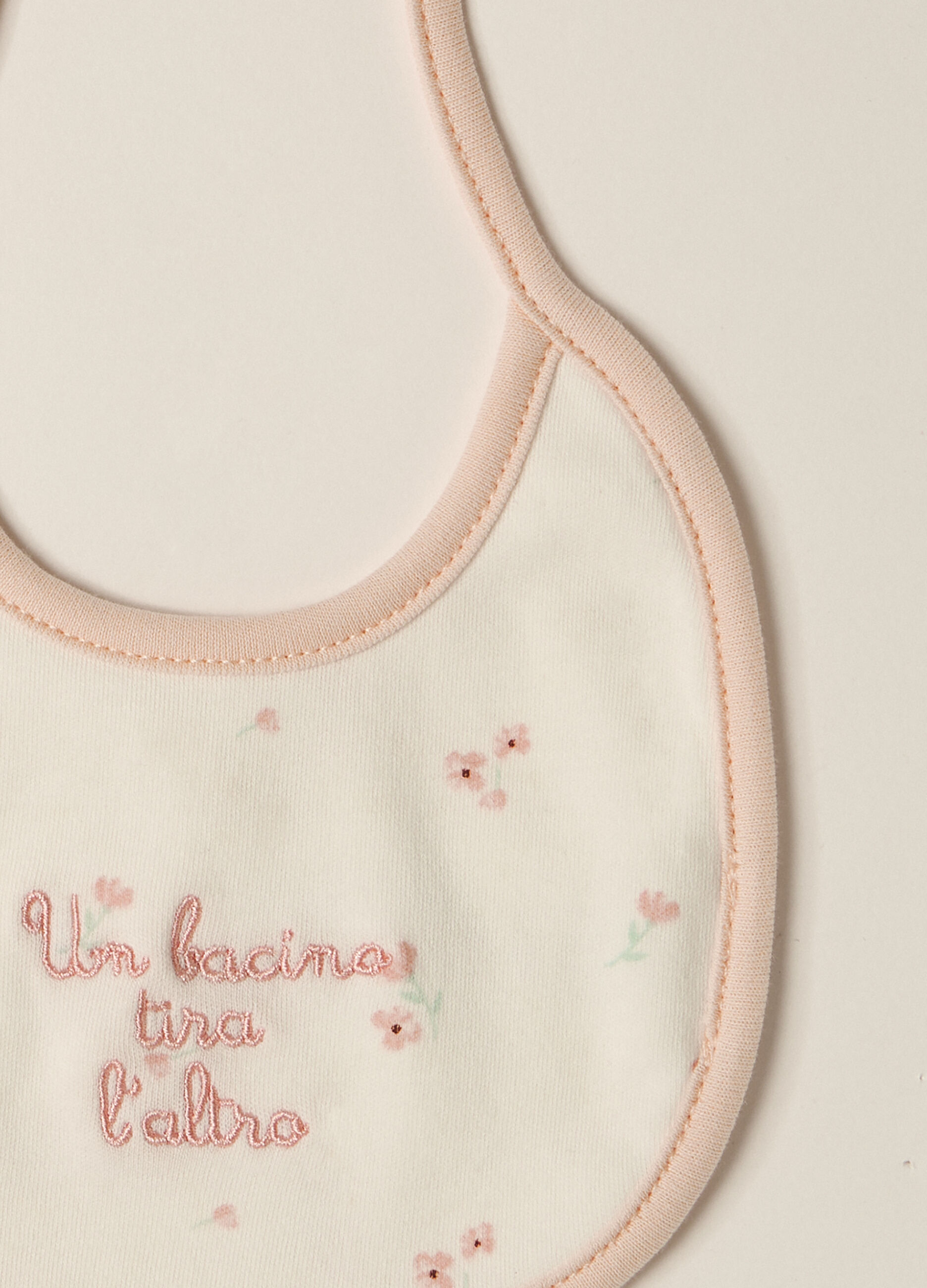 Bavaglini in interlock di puro cotone IANA neonata_1