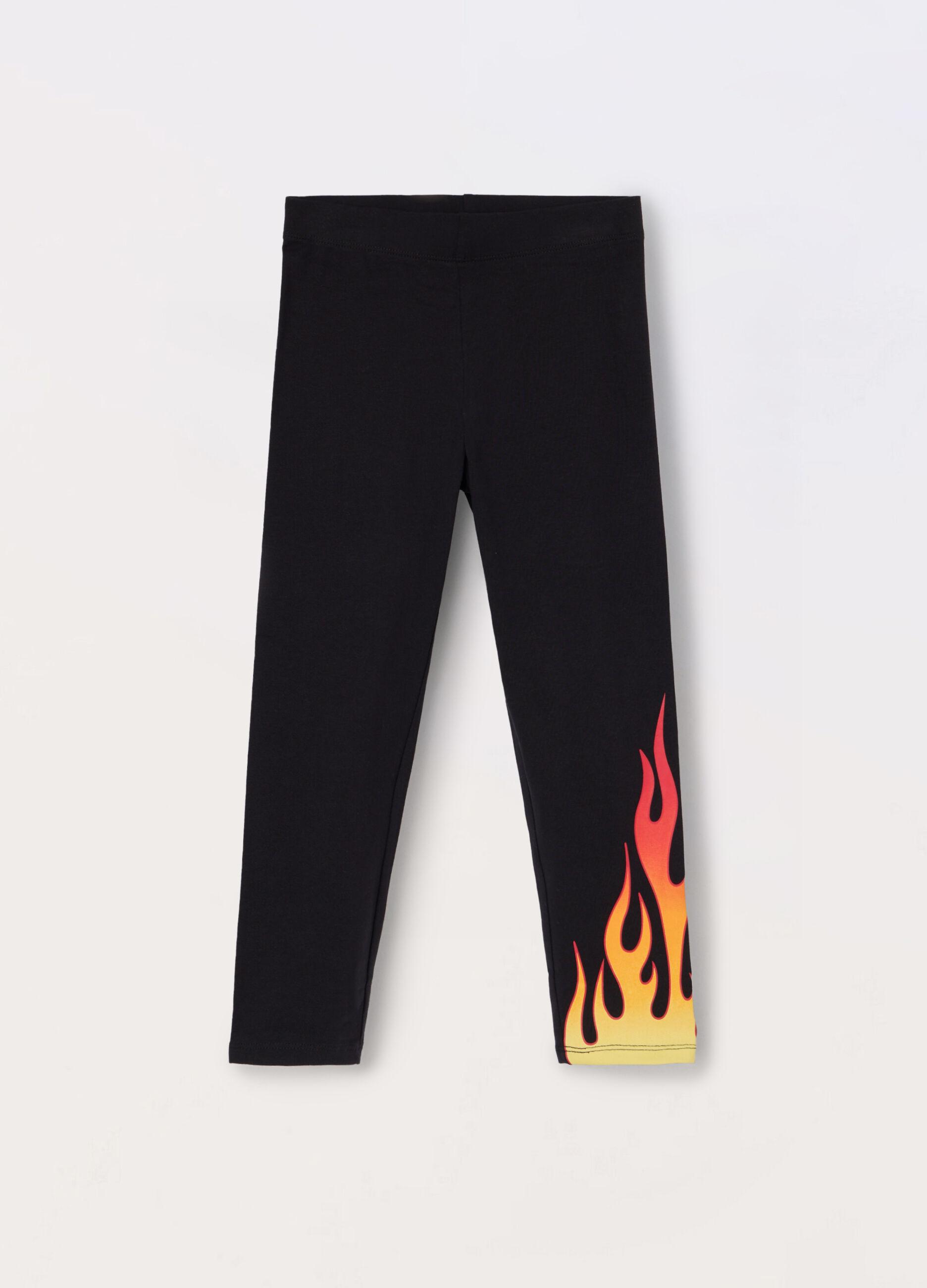 Leggings capri in cotone stretch ragazza_0