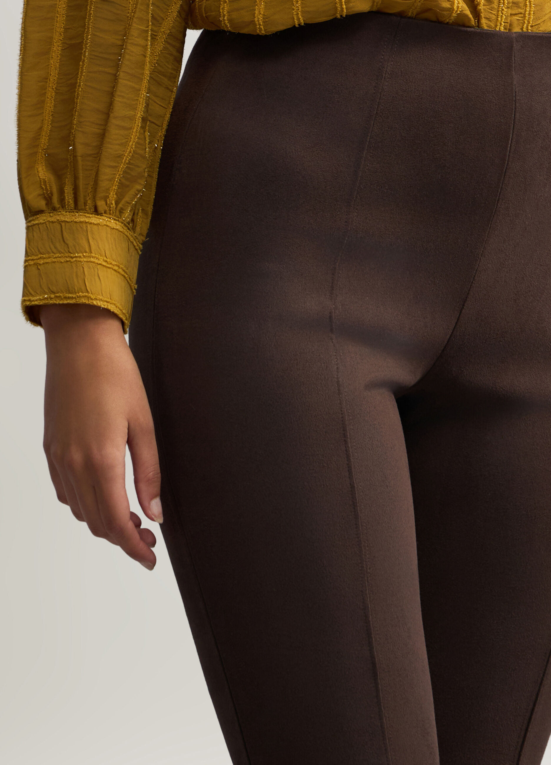 Pantaloni Flare Fit stretch donna_3
