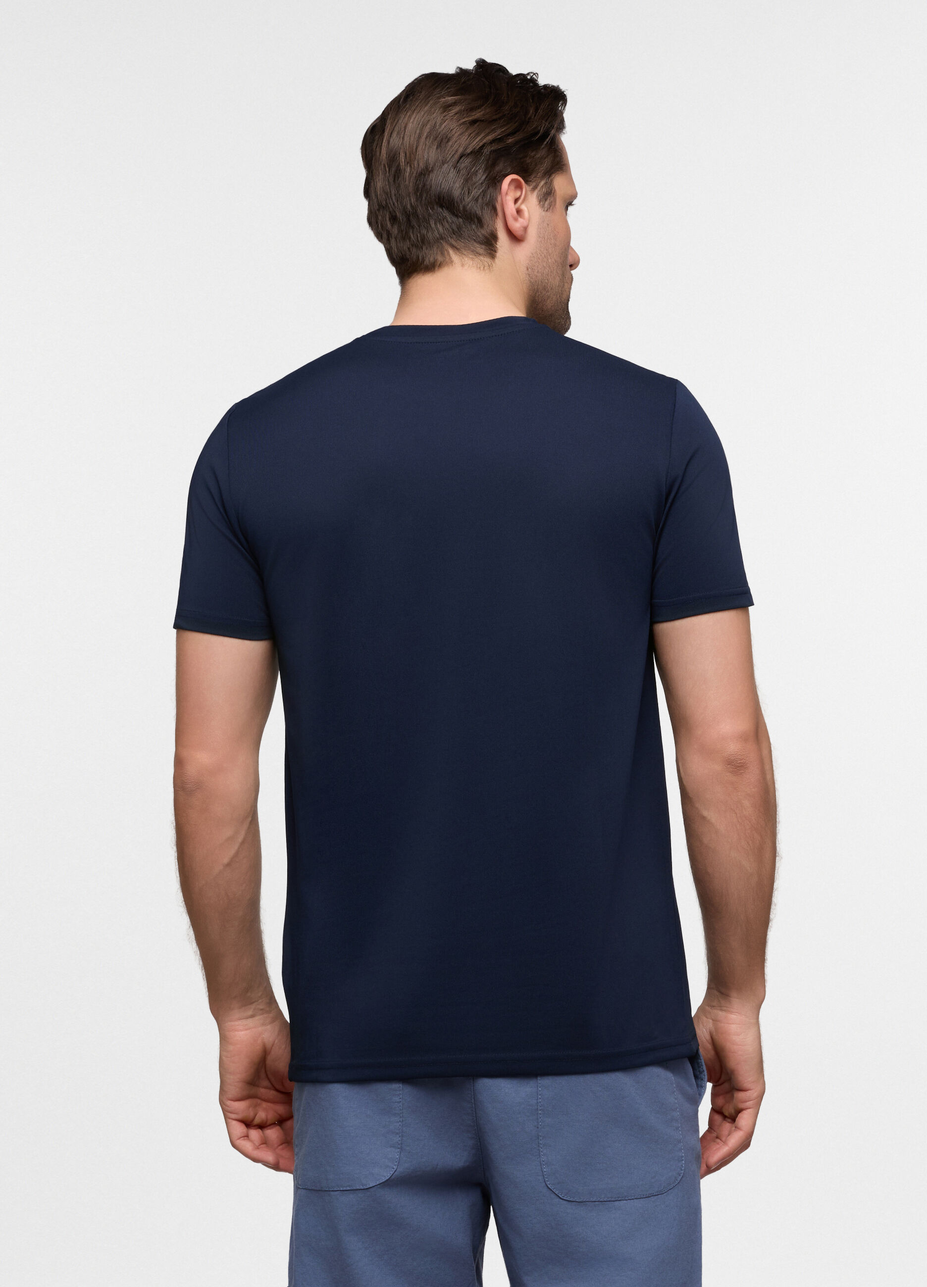 T-shirt a maniche corte in piquet uomo_1