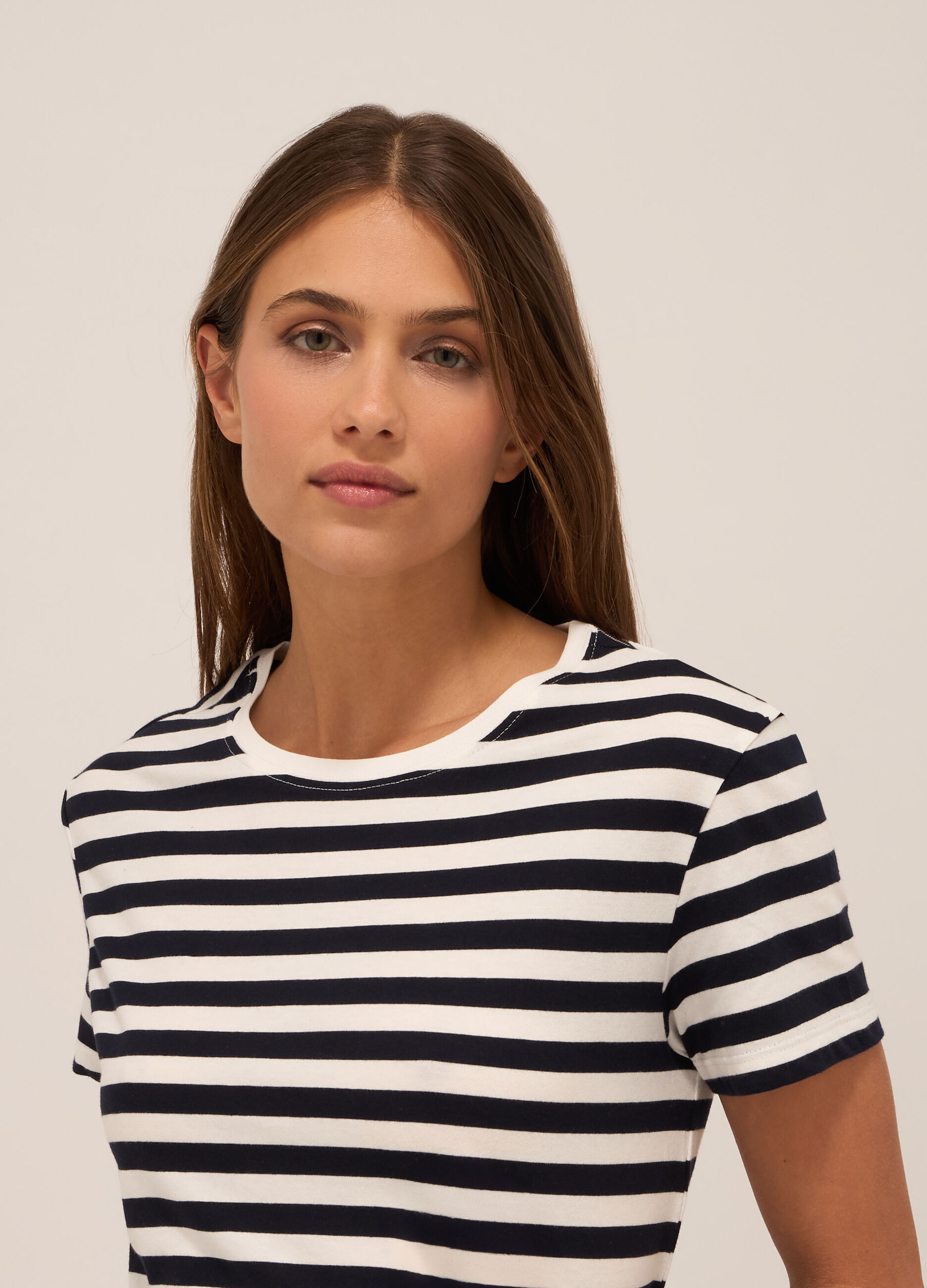 T-shirt in puro cotone donna_2