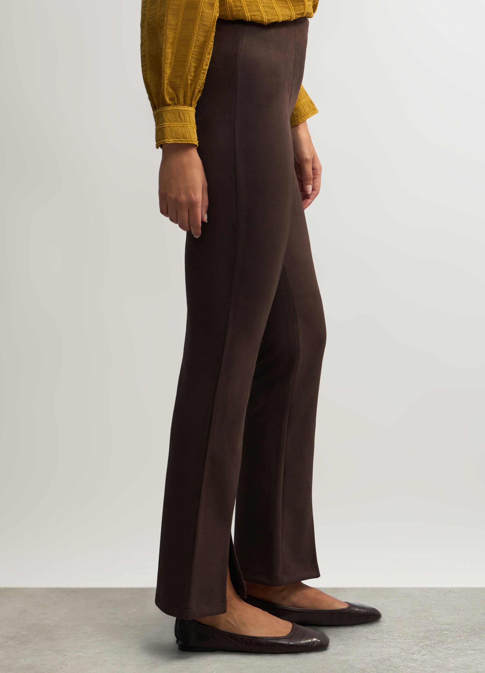 Pantaloni Flare Fit stretch donna_1