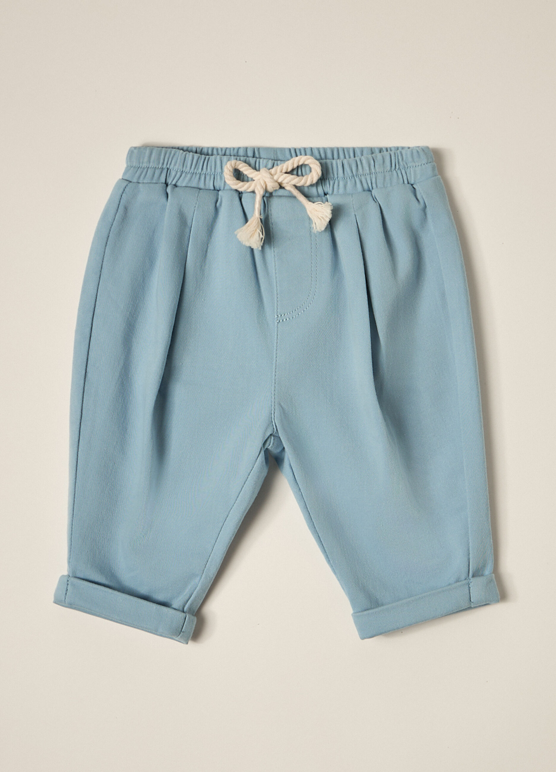 Jogger in misto cotone IANA neonato_0