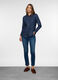 Pantaloni in denim misto cotone donna_0