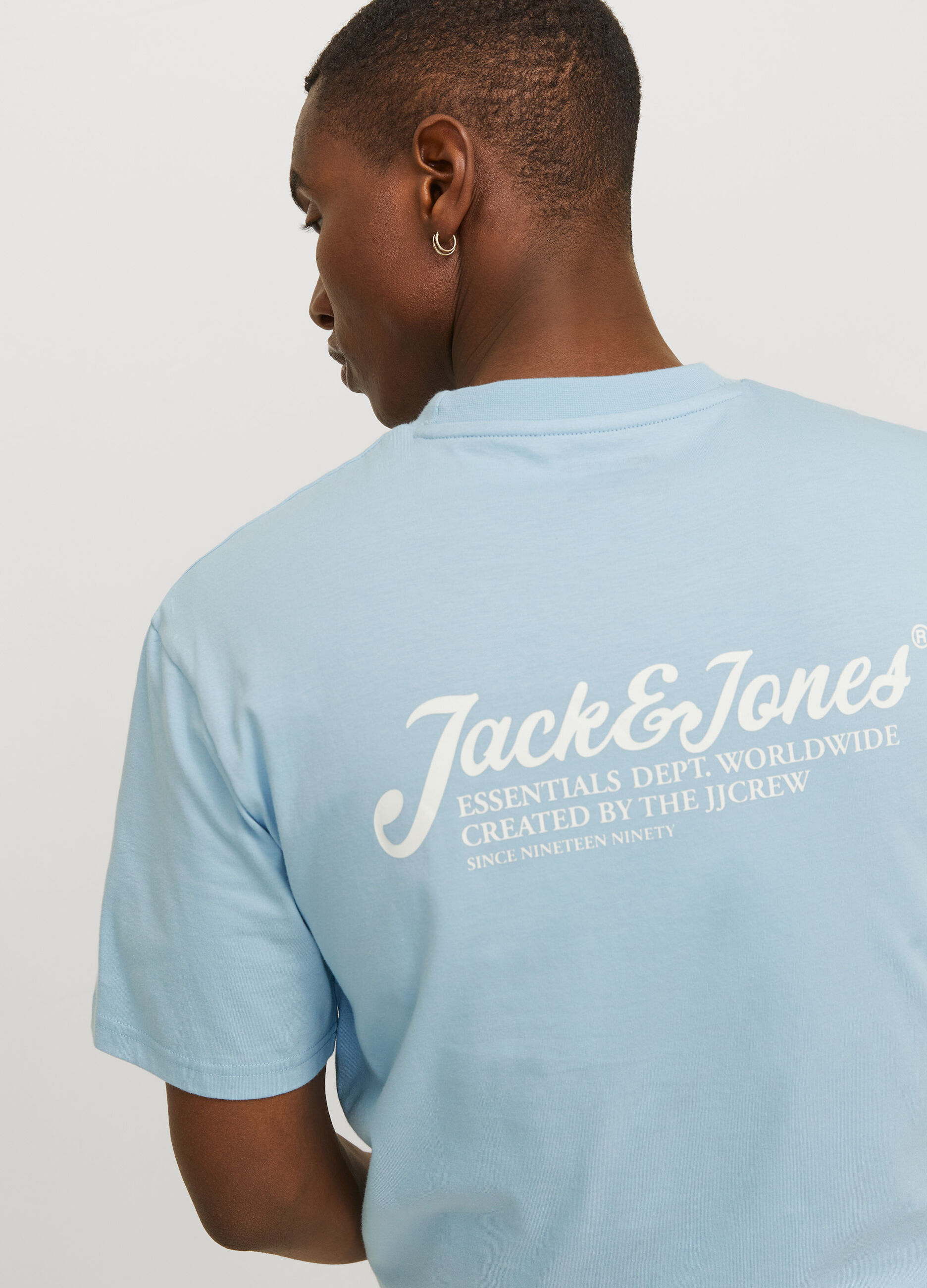 T-shirt girocollo con stampa uomo_3