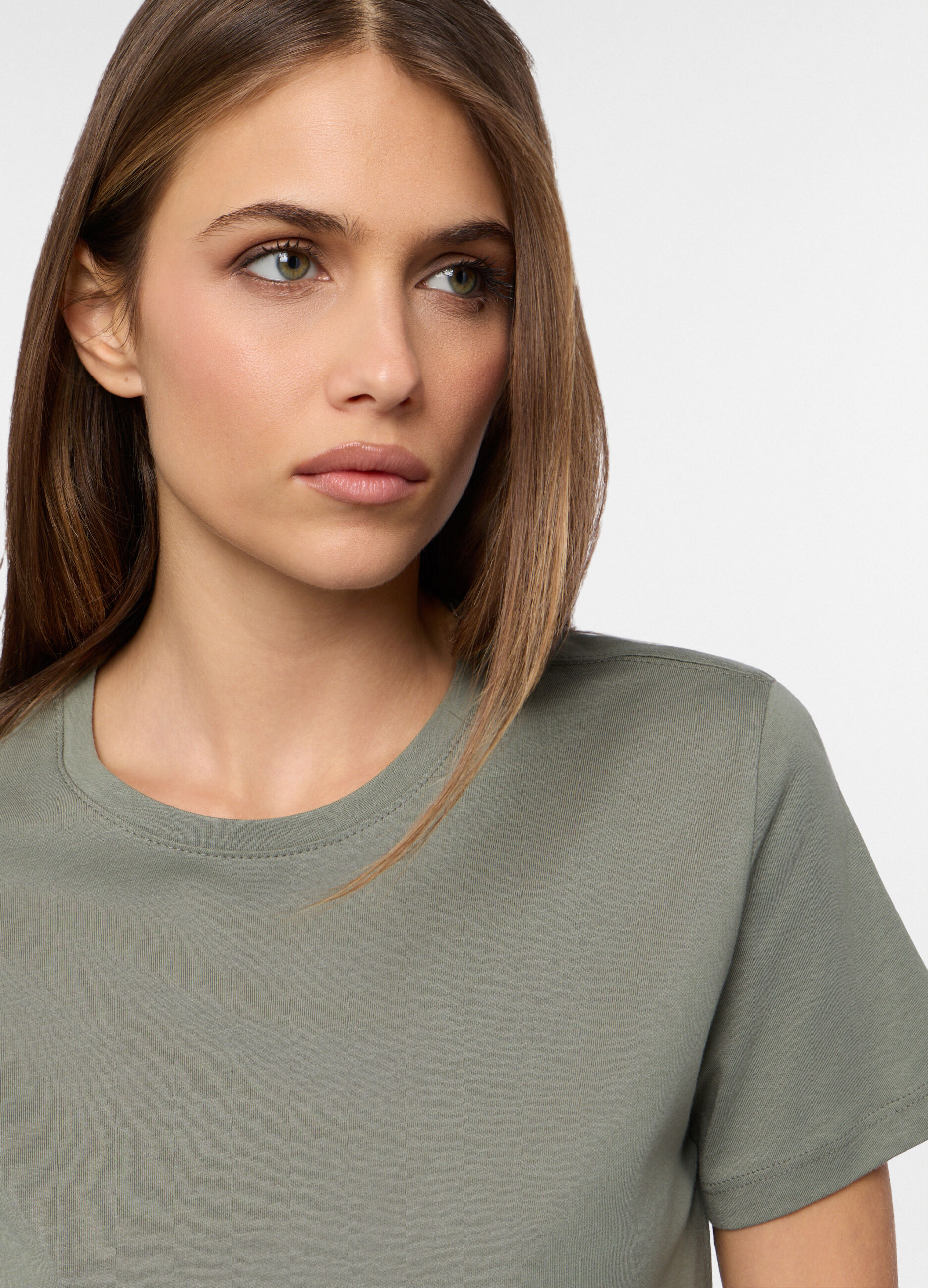 T-shirt girocollo donna_2