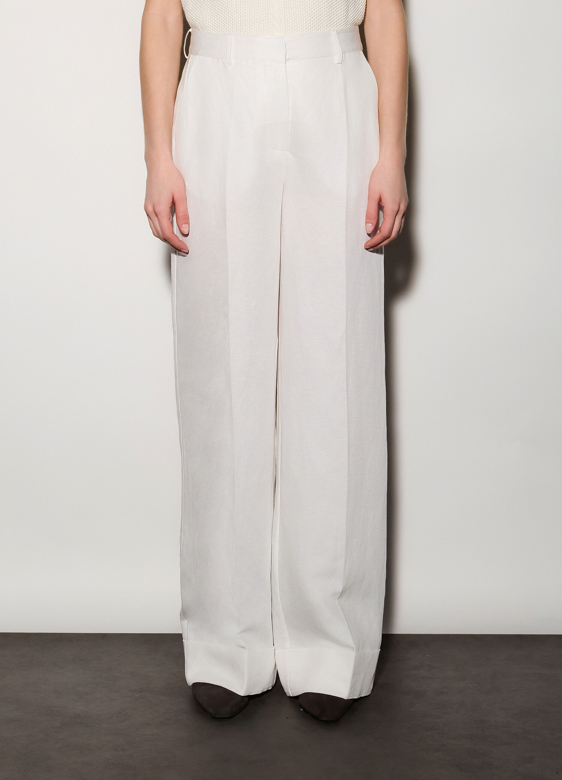 Pantaloni straight fit donna_1