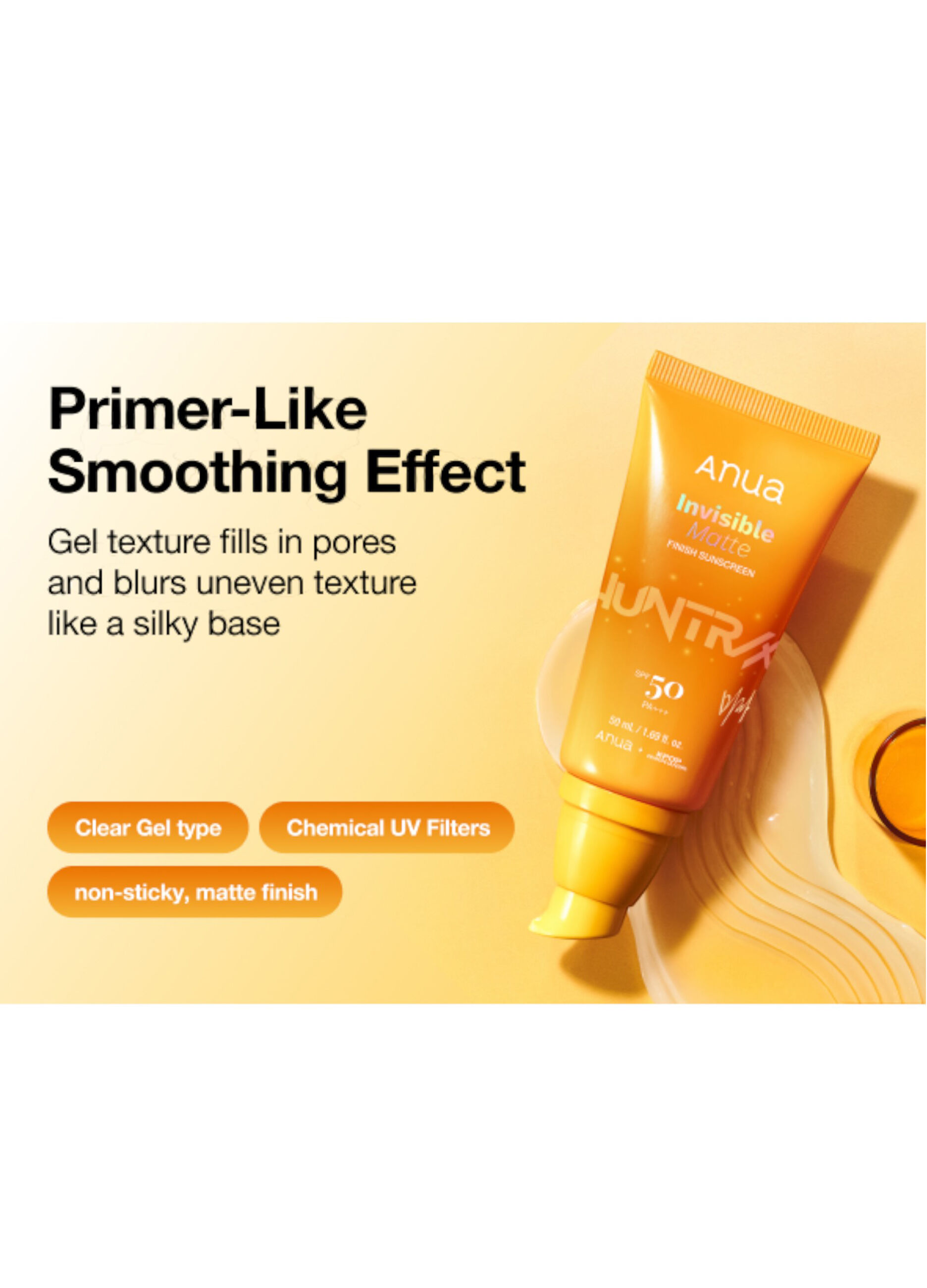 Invisible Matte Finish Sunscreen 50Ml - Anua KPop Demon Hunters_2