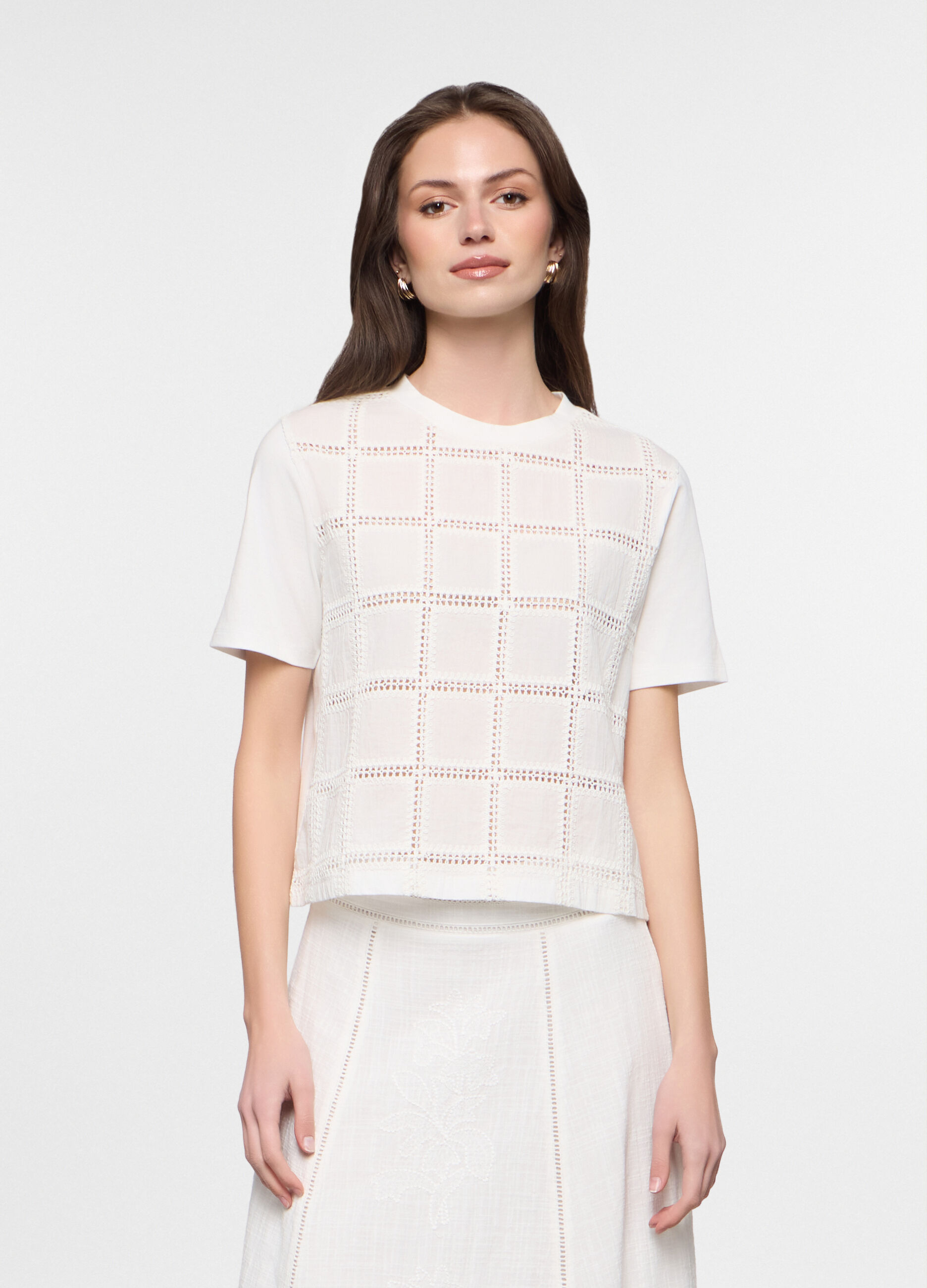 T-shirt girocollo donna