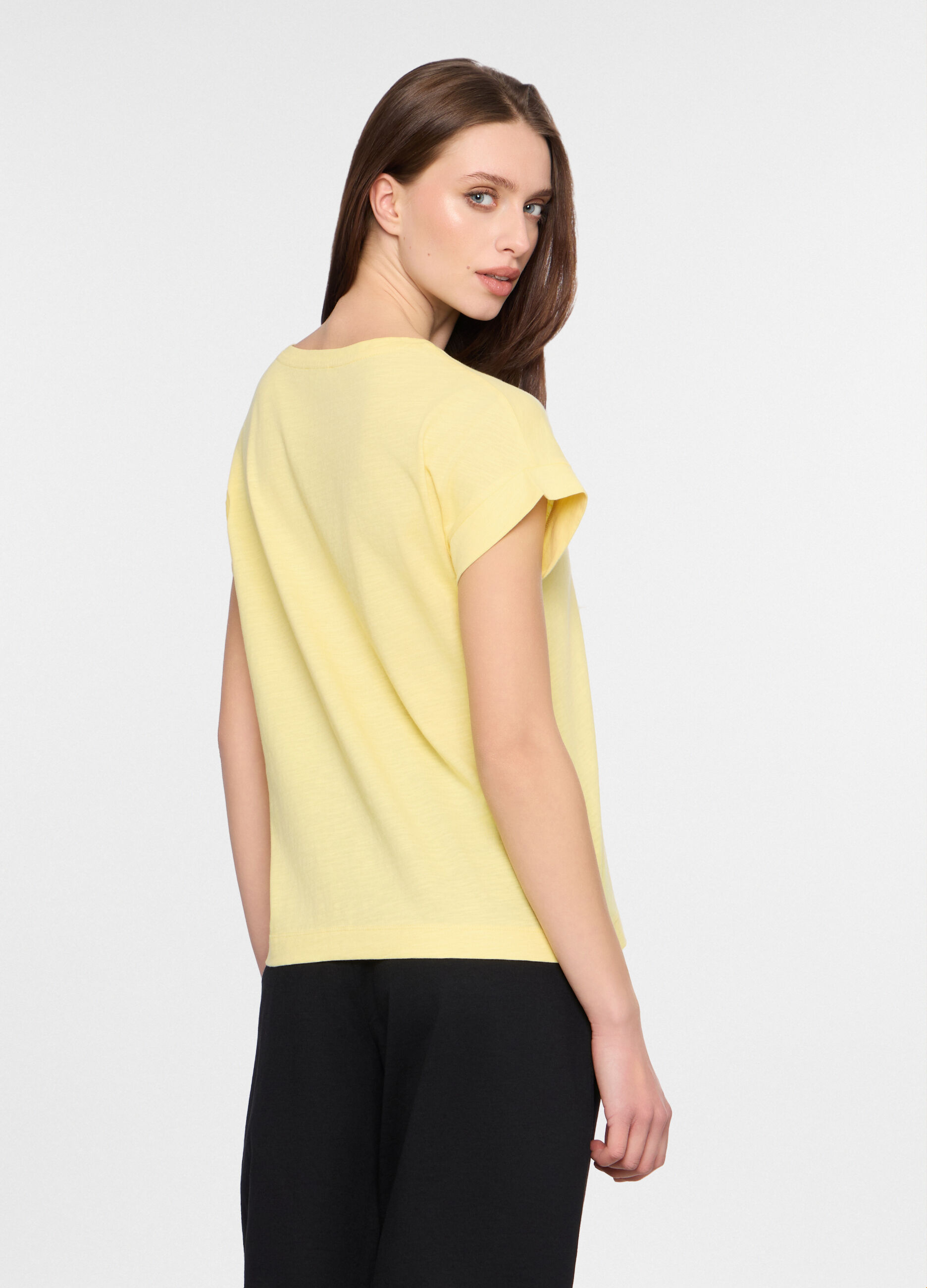 T-shirt girocollo donna_1