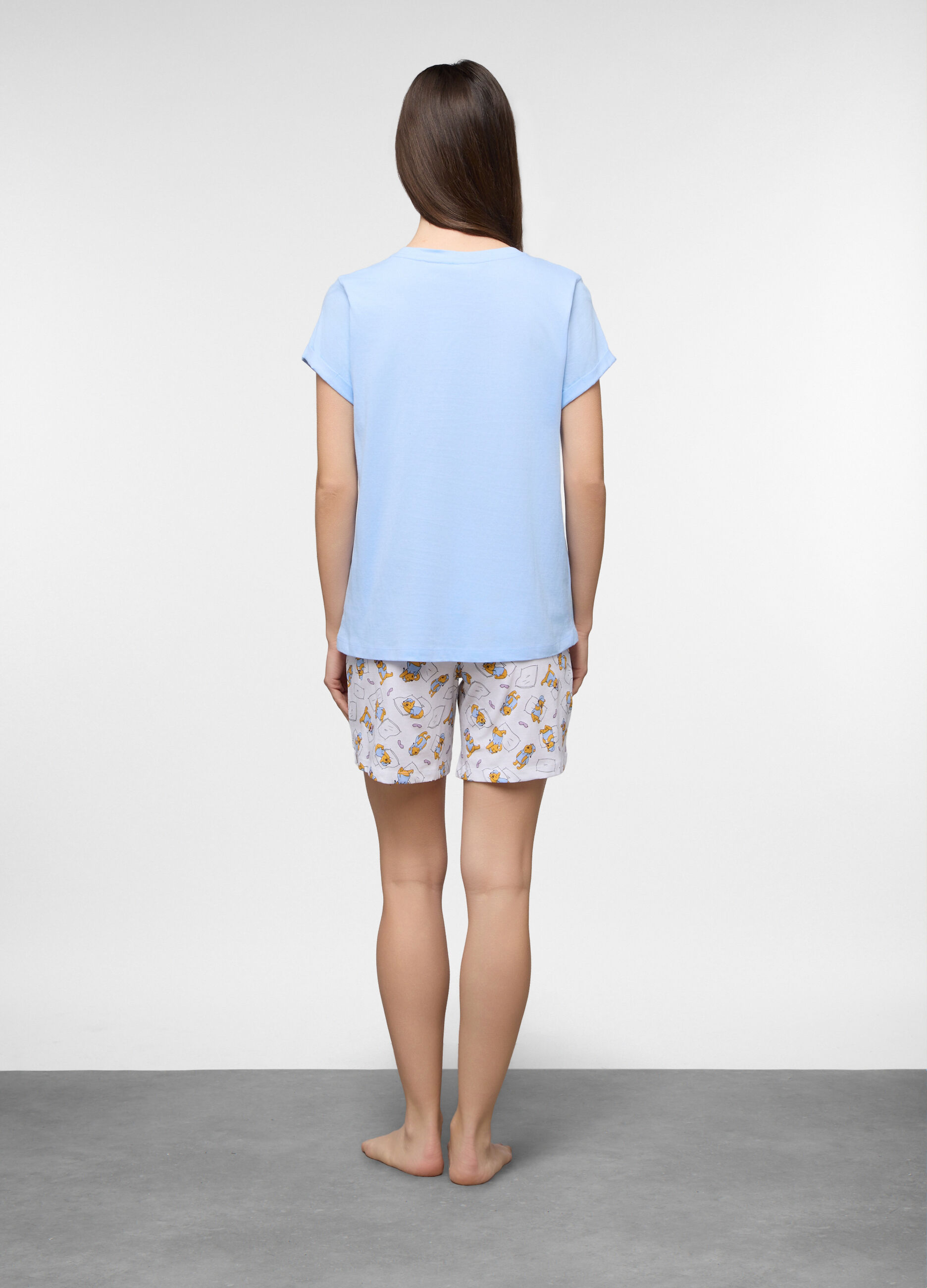 Set pigiama corto Disney in jersey di puro cotone donna_1