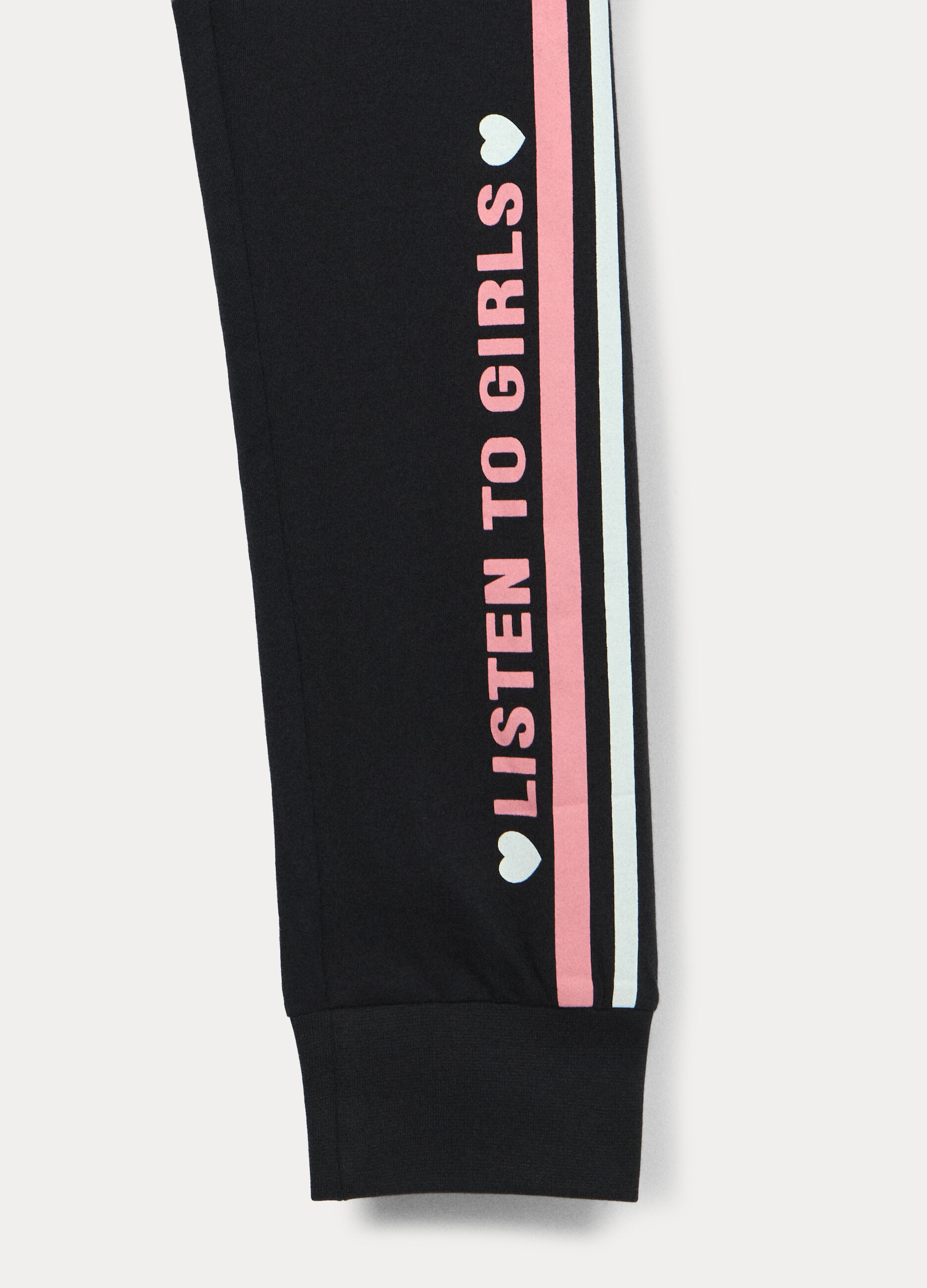 Set pigiama lungo in jersey di puro cotone ragazza_3