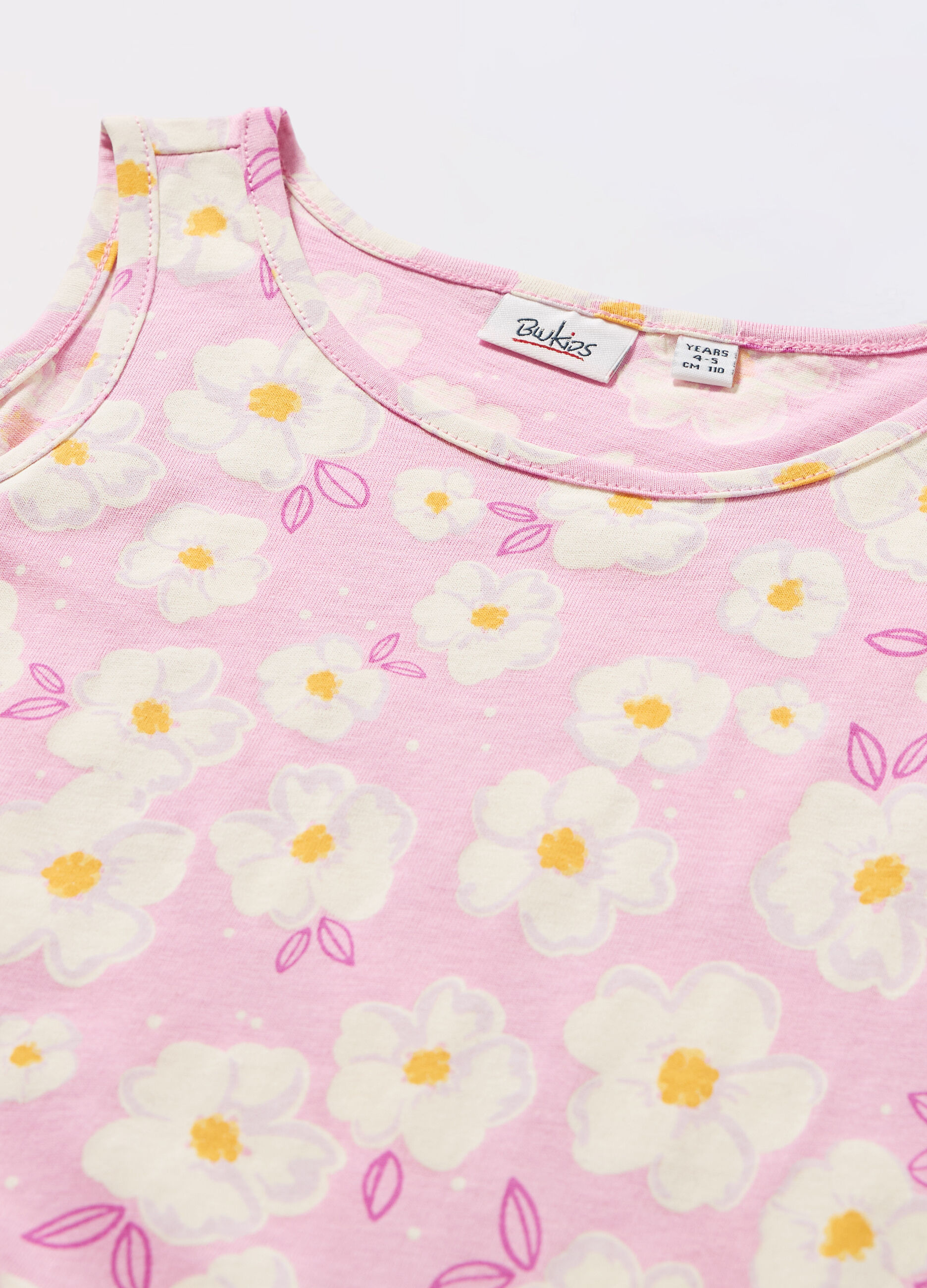 Vestito in jersey di puro cotone bambina