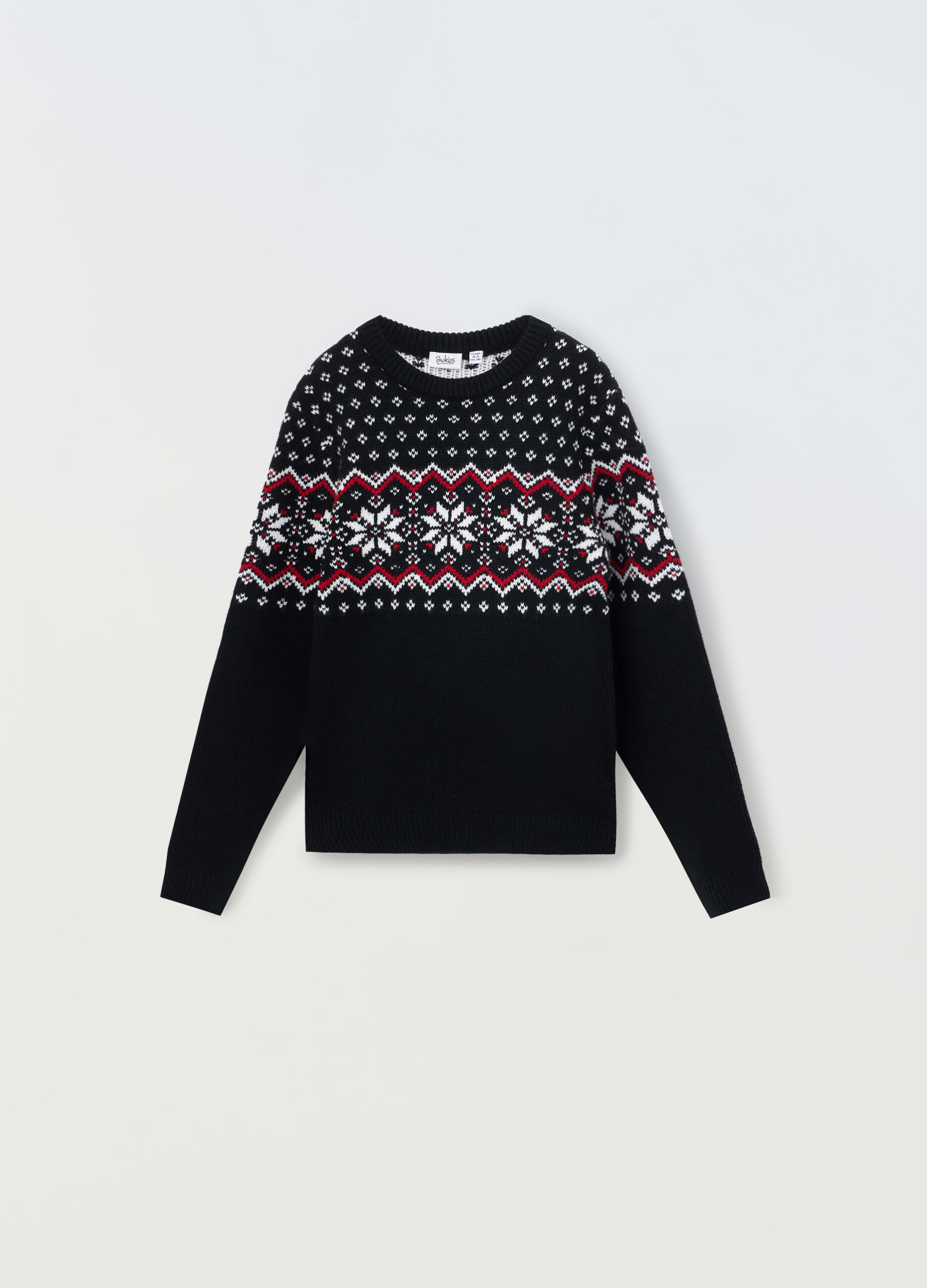 Girocollo tricot natalizio ragazzo_0