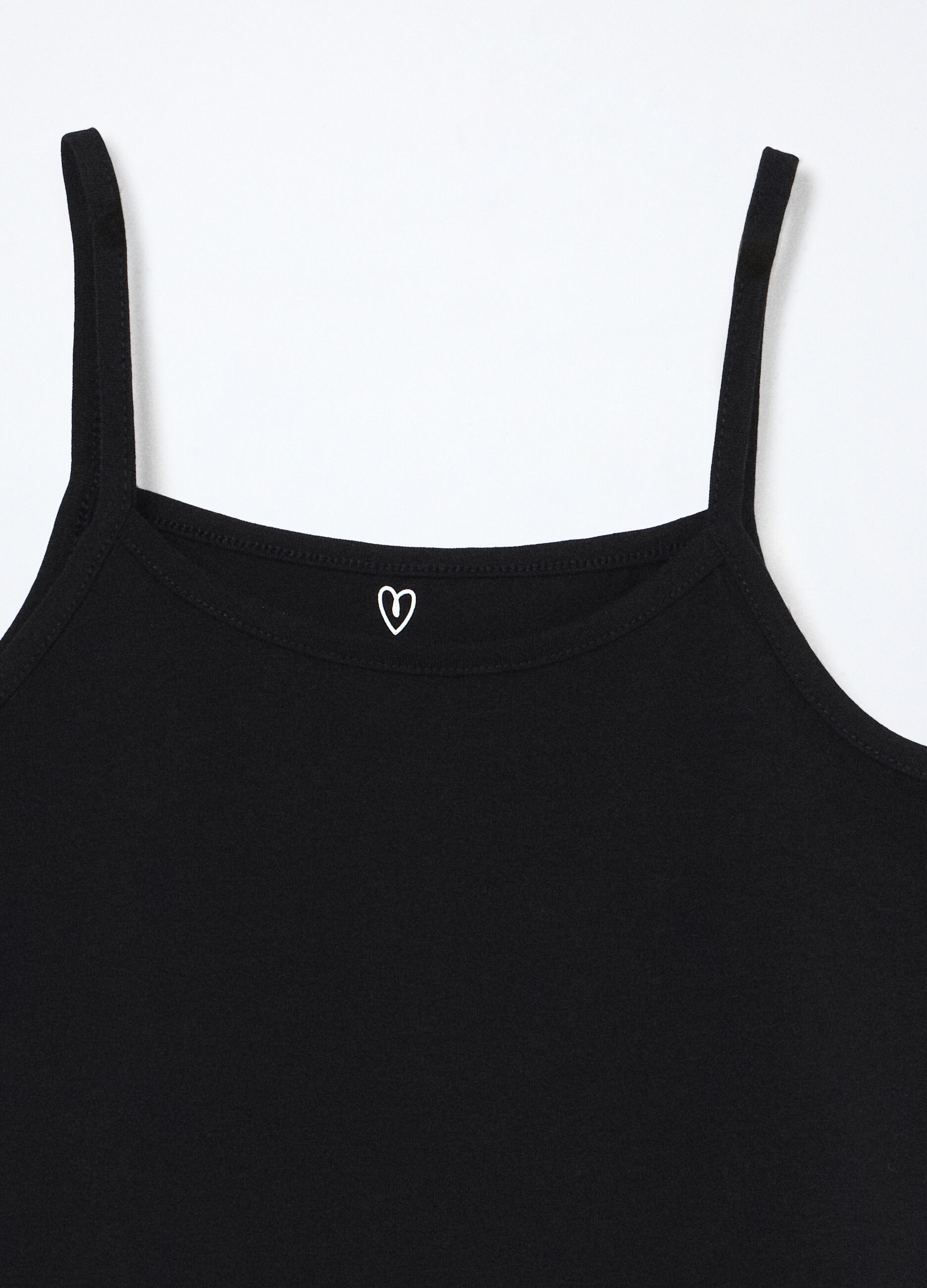 Pack 3 canotte in jersey di cotone stretch ragazza_4