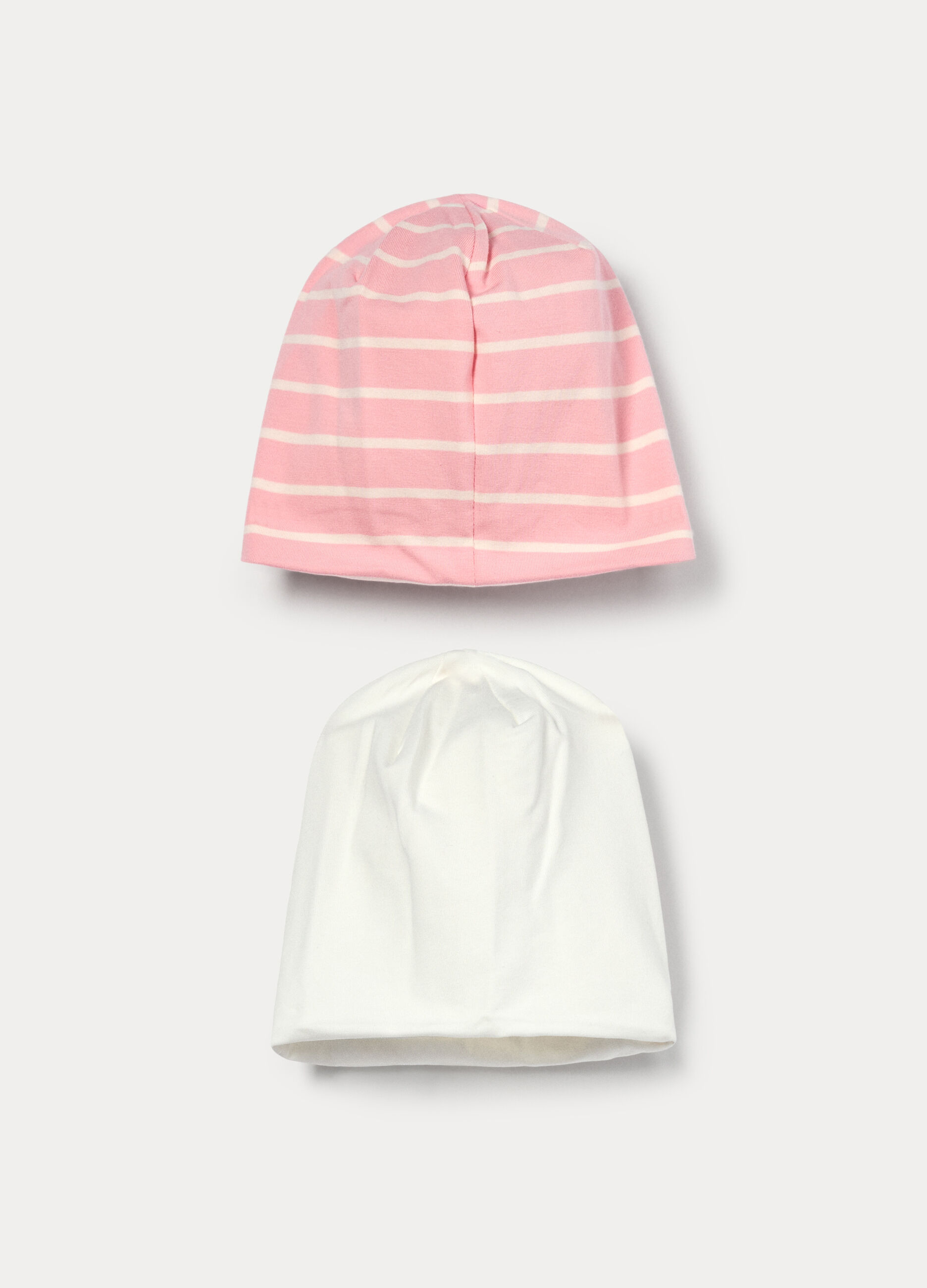 Pack 2 berretti in jersey di cotone stretch _1