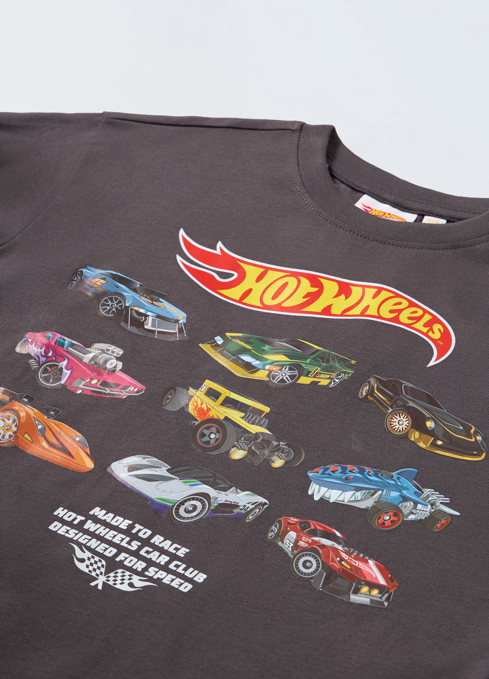 T-shirt Hot Wheels in puro cotone bambino_1
