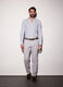 Pantaloni chino slim fit in lino uomo_0