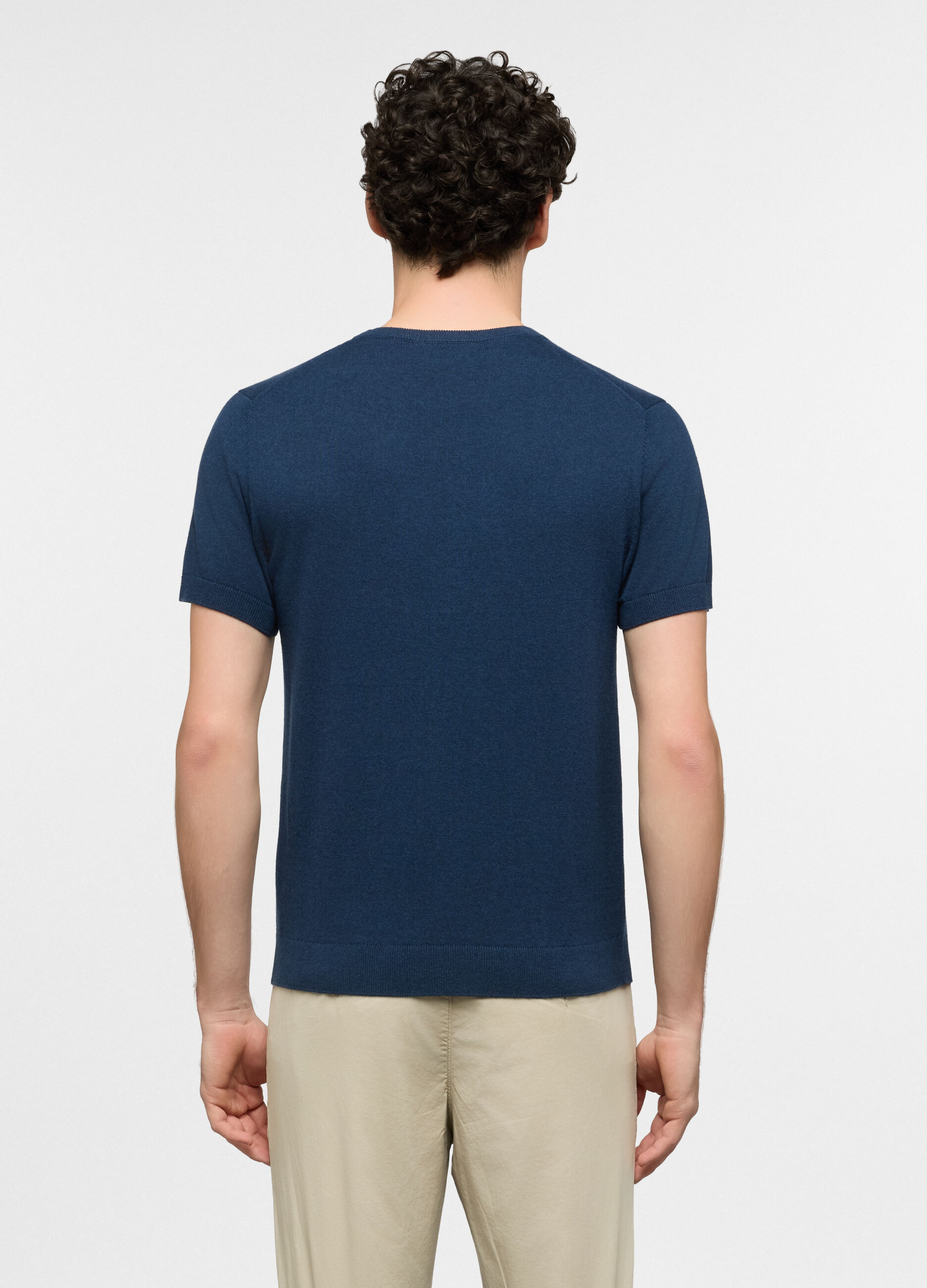Maglietta girocollo a maniche corte uomo_1