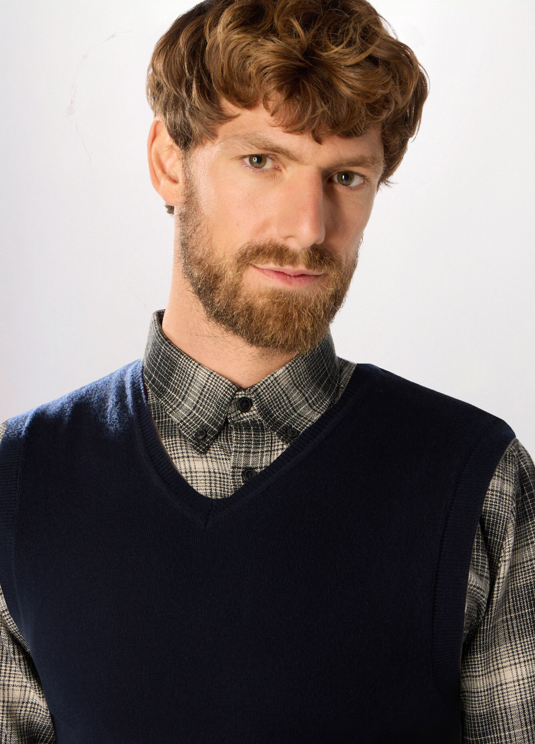 Gilet in maglia rasata uomo_2