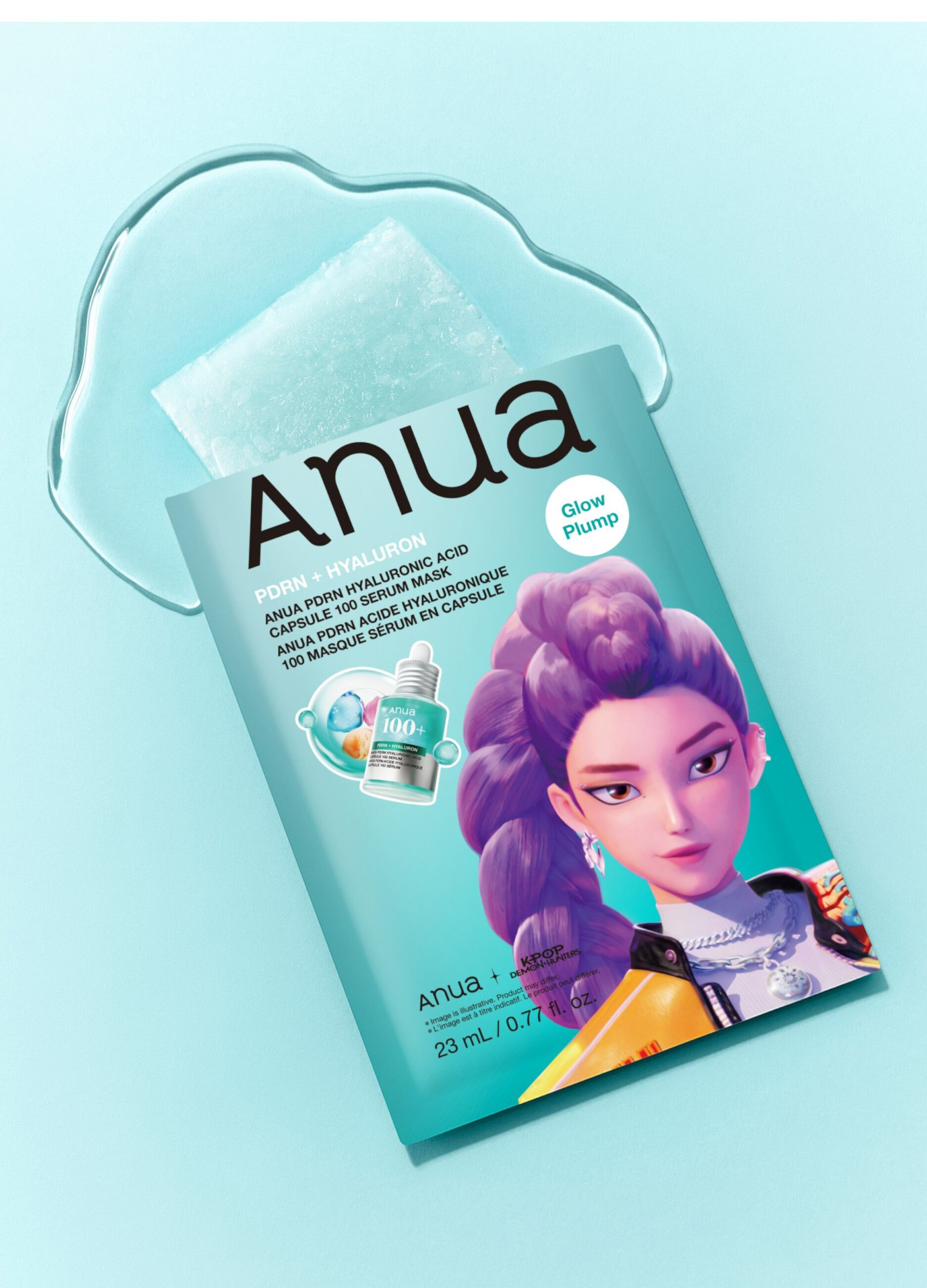 Pdrn Hyaluronic Acid Capsule 100 Serum Mask 23Ml - Anua KPop Demon Hunters_2