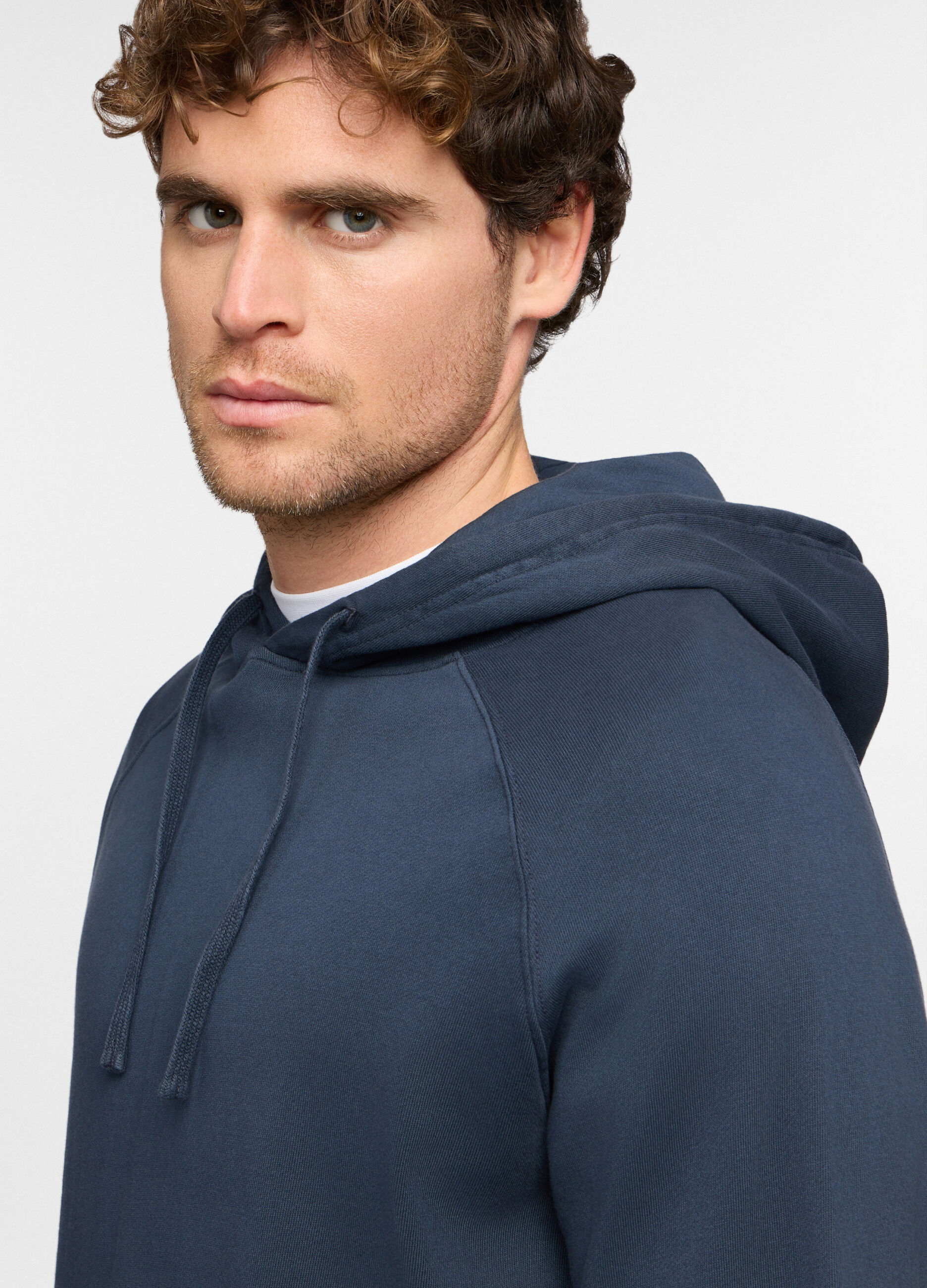 Felpa con cappuccio in cotone uomo_2