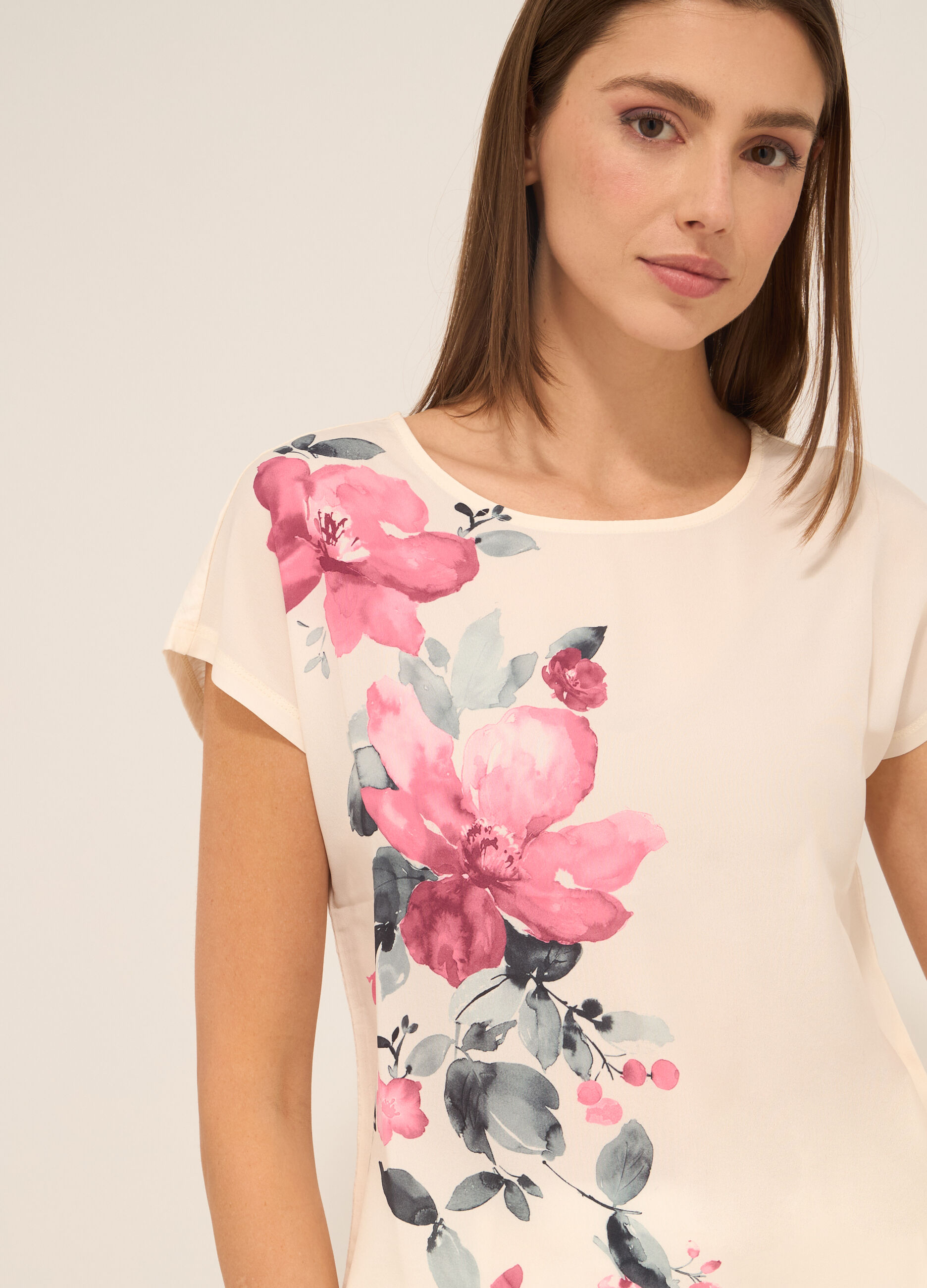 T-shirt con stampa donna_2