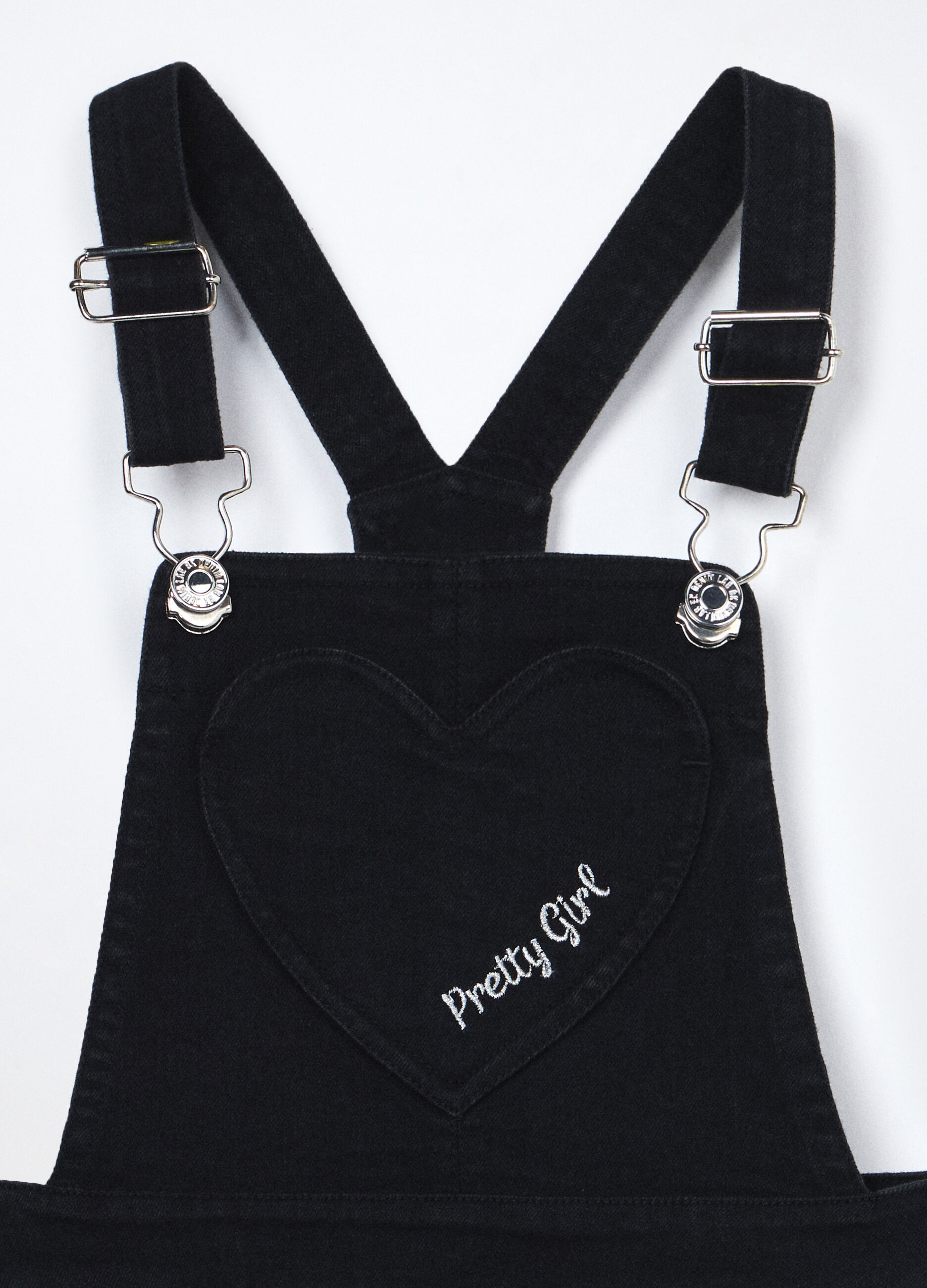 Salopette in stretch denim bambina_2