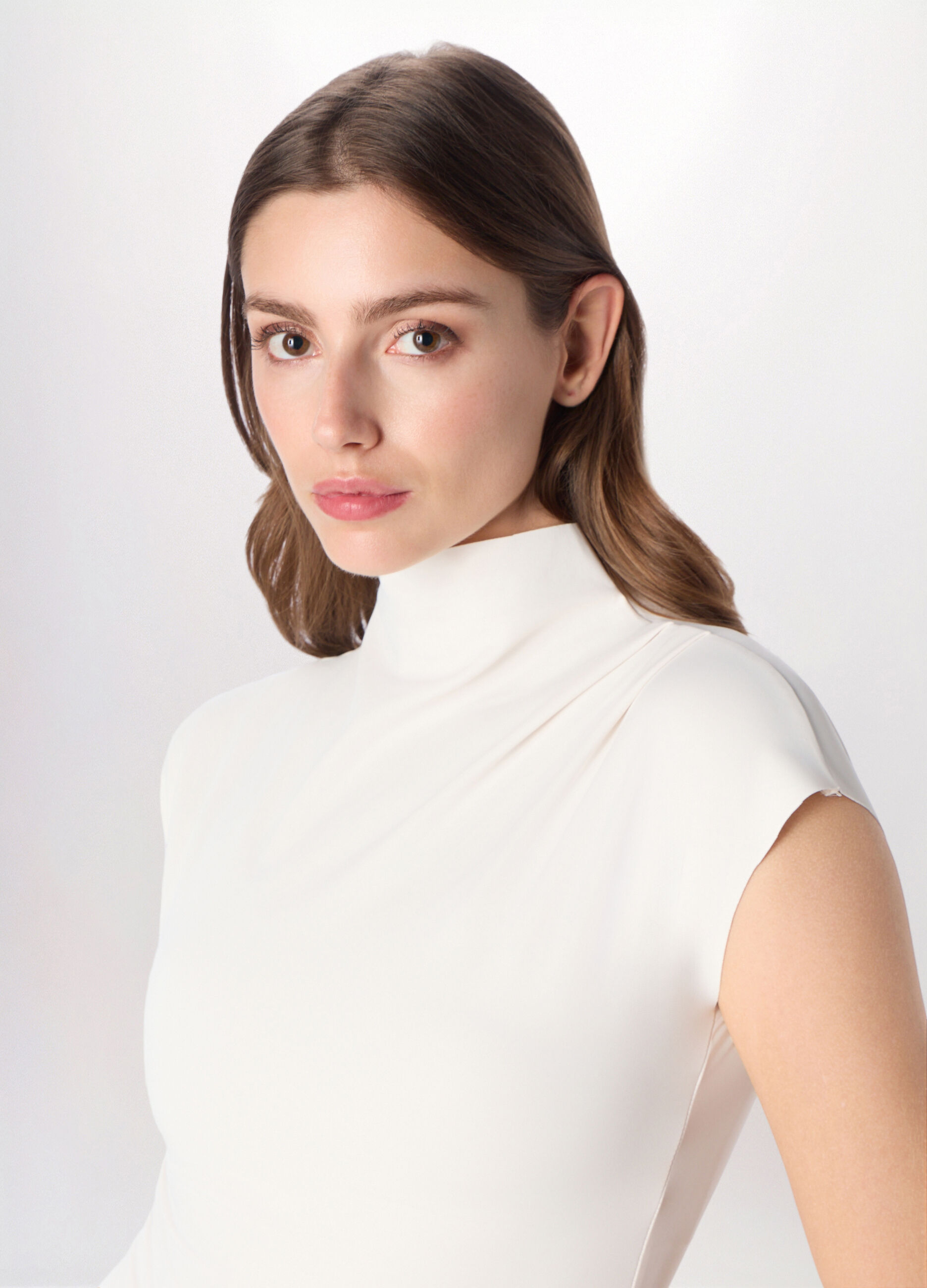 T-shirt in jersey stretch donna_2