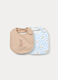 Pack 2 bavaglini in puro cotone neonata_0