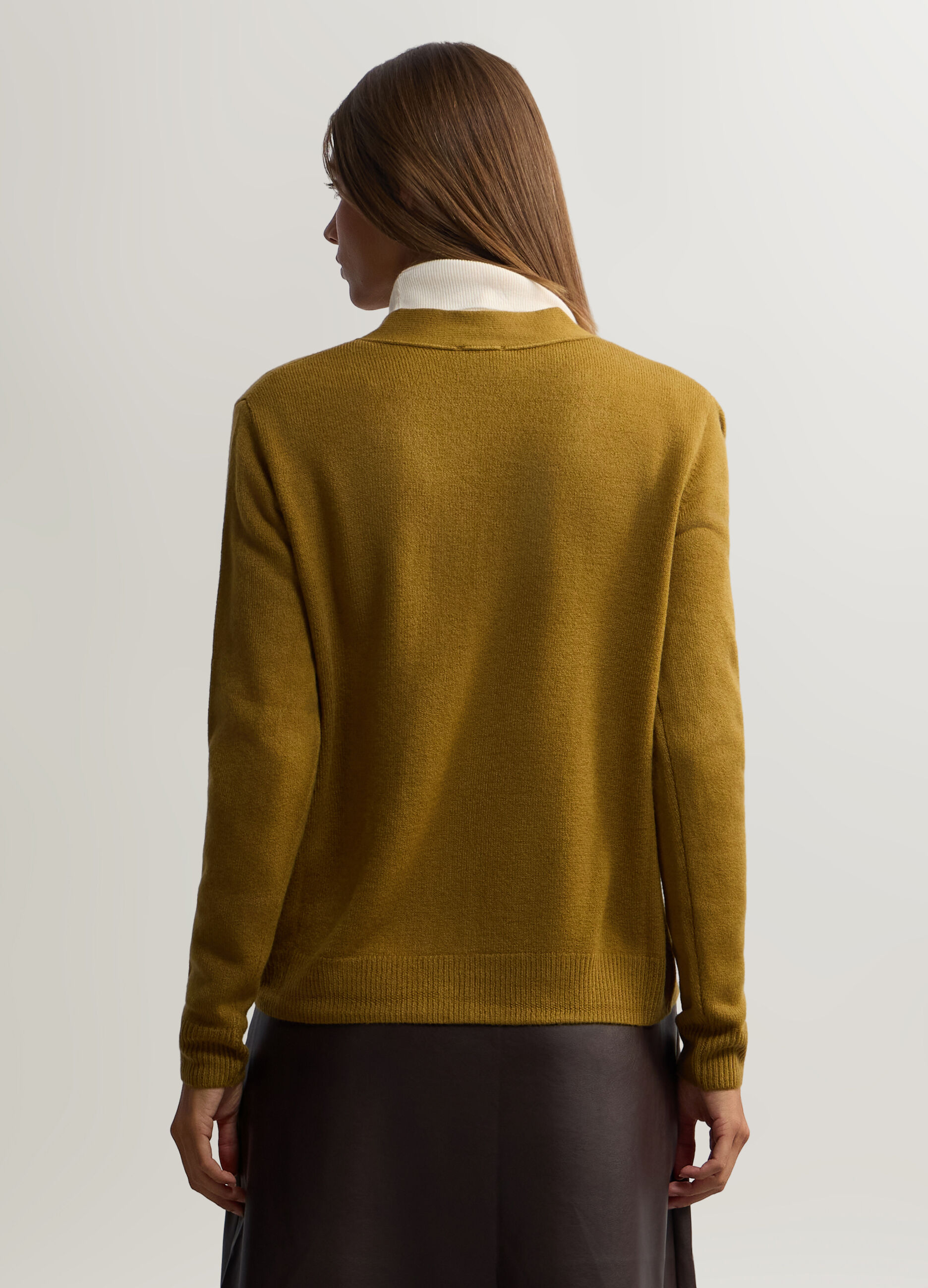 Cardigan con scollo a V Fit over donna_1