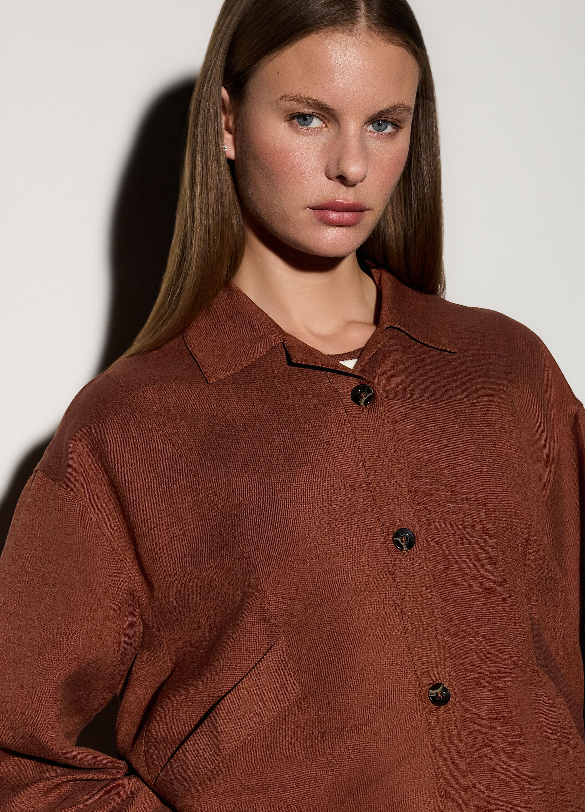 Giacca misto lino donna_3