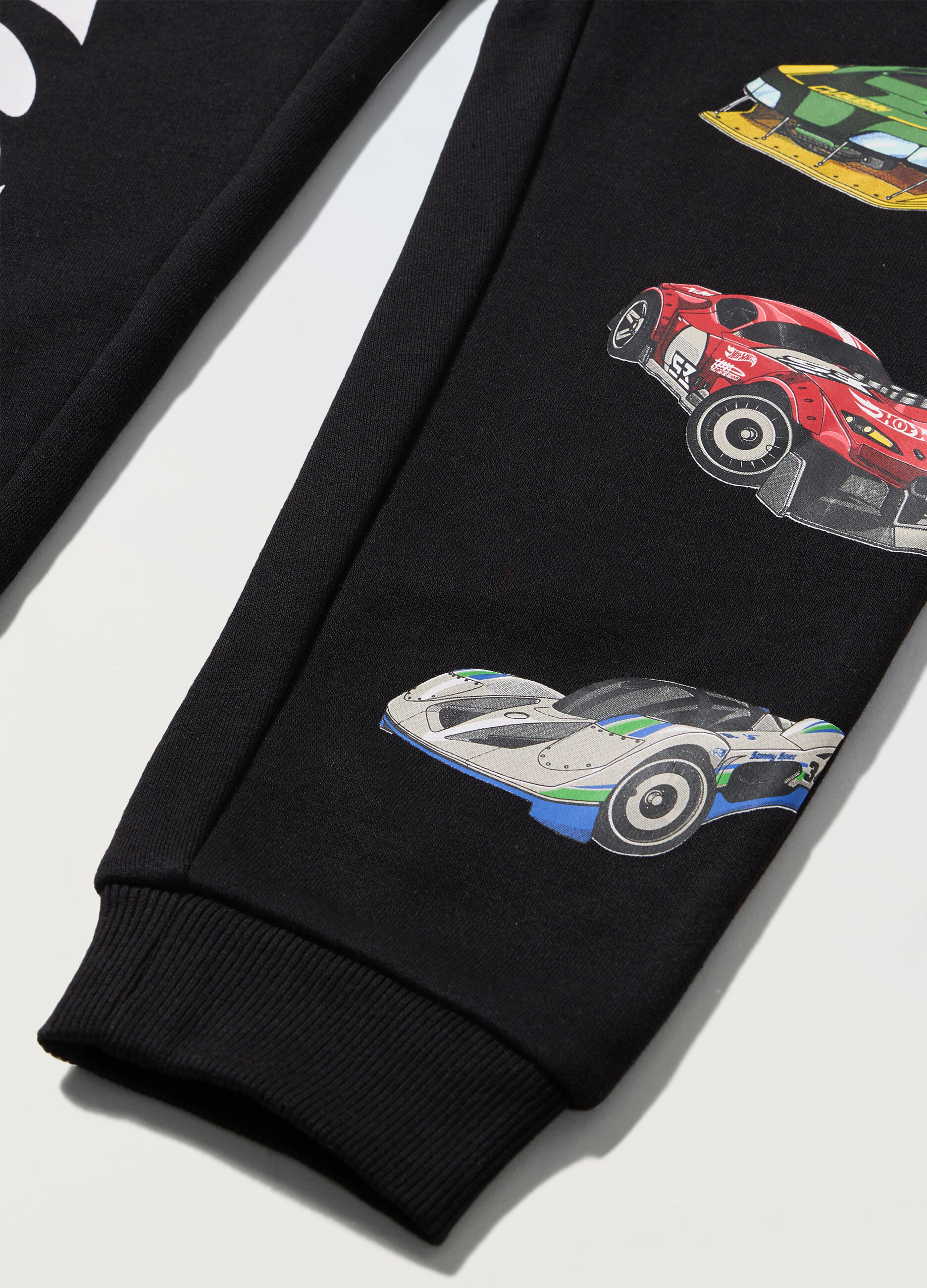 Jogger Hot Wheels in felpa di misto cotone bambino_1