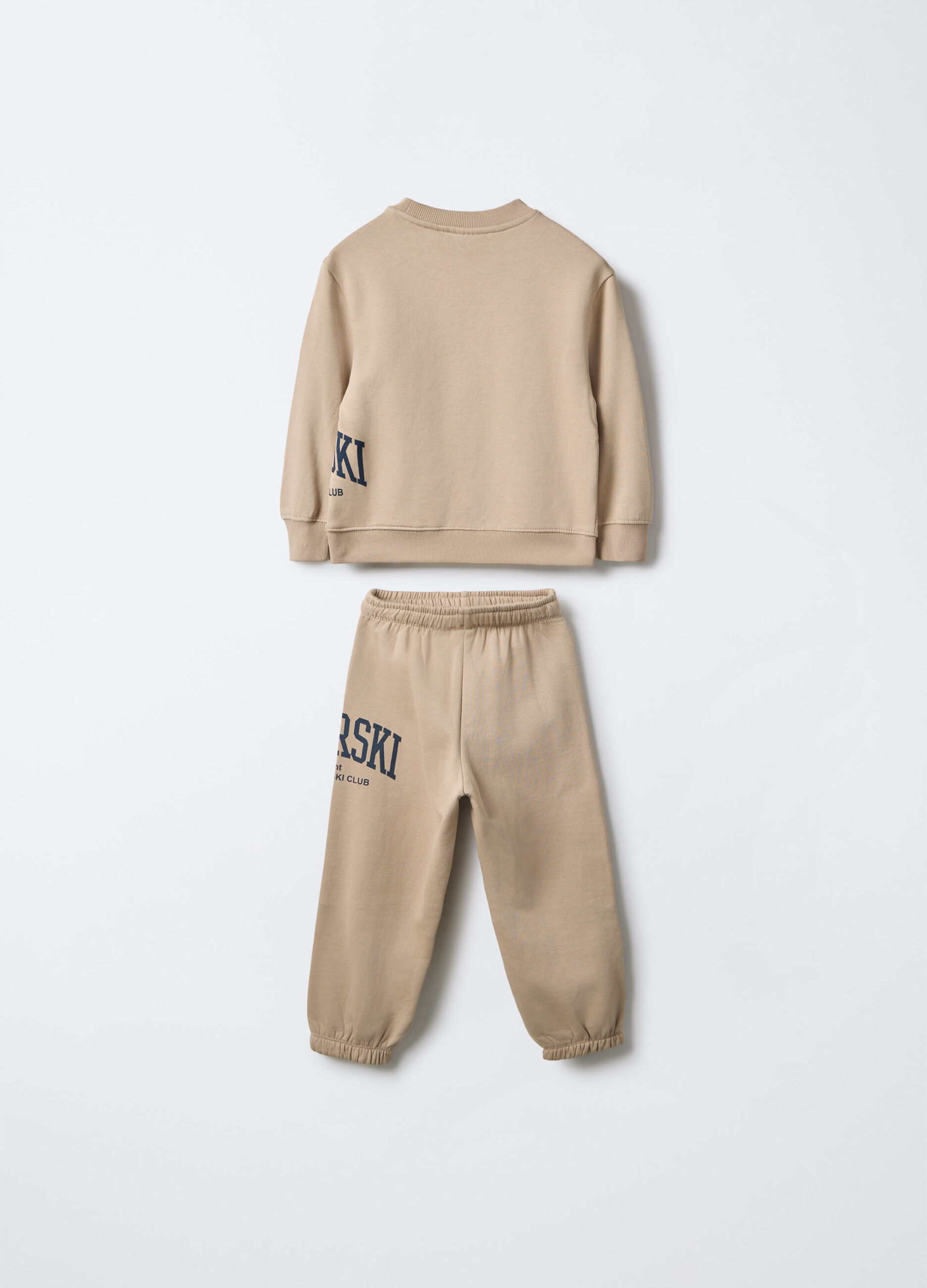 Jogging set in felpa di puro cotone bambino_1