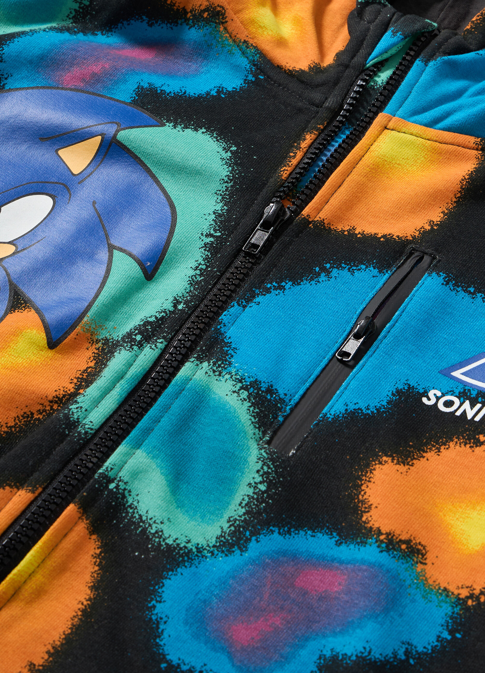 Felpa Sonic in misto cotone bambino_1